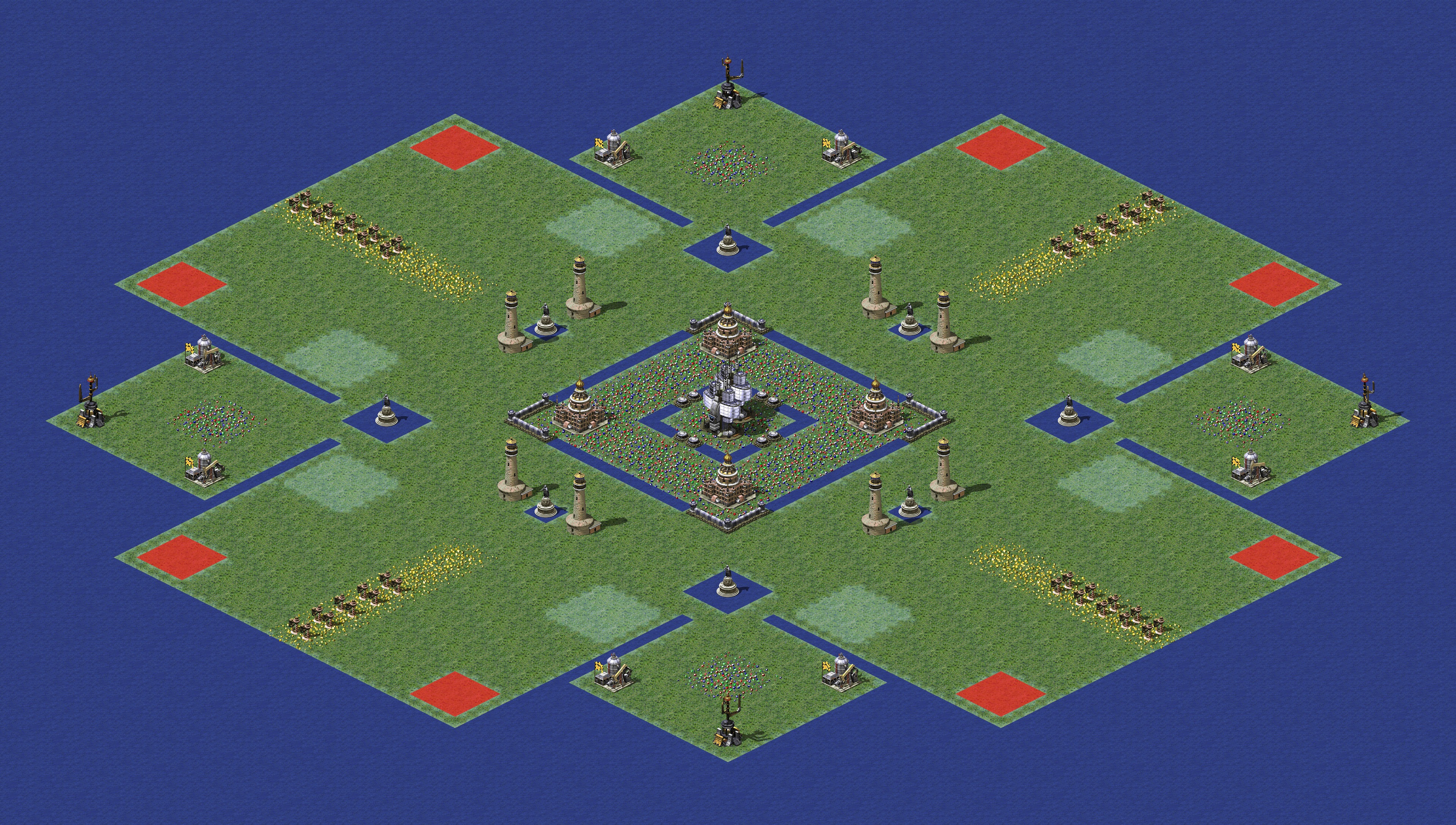 Rendered map: Tech Upgrade 1v1 (2)