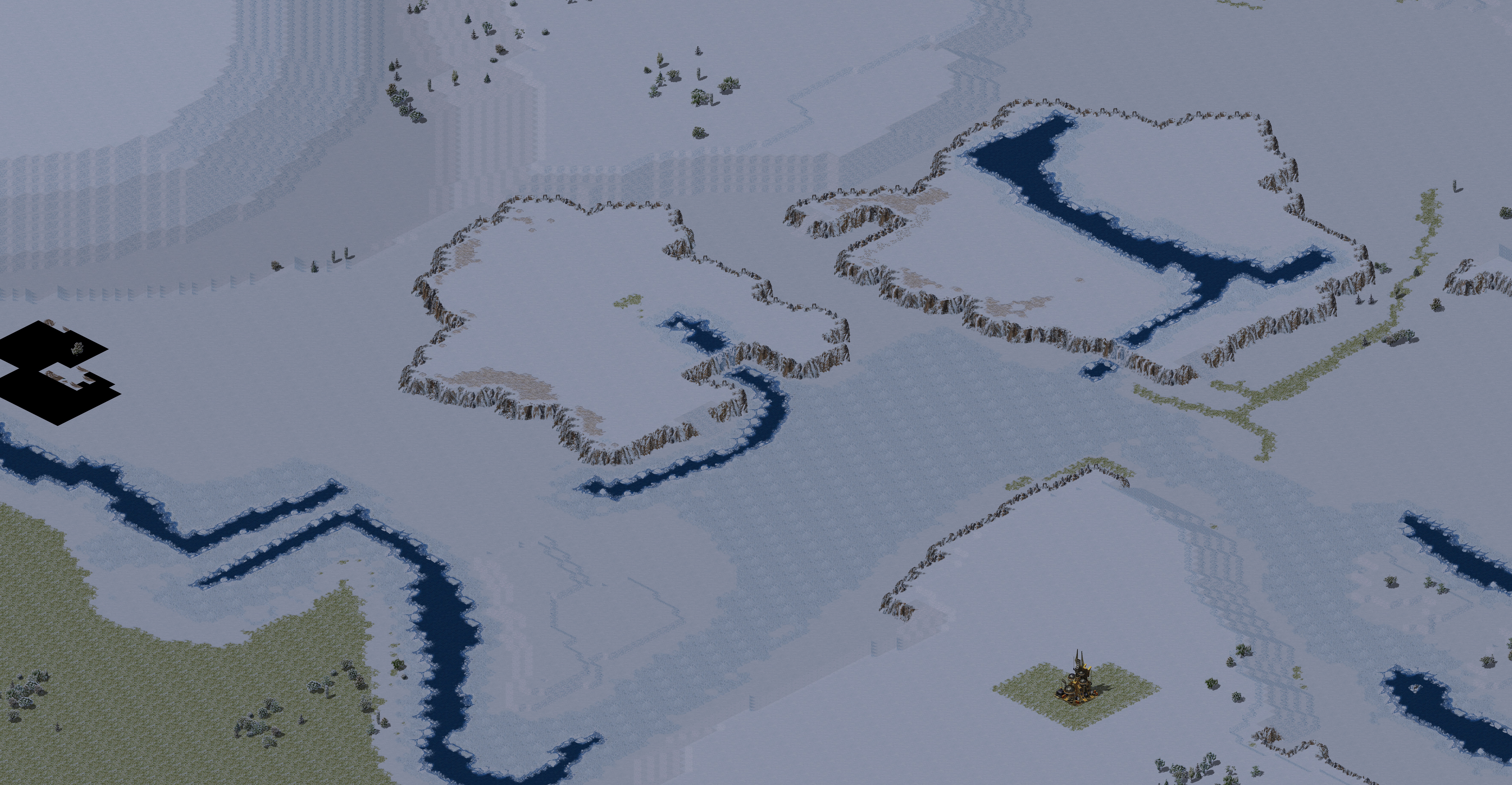 Rendered map: Orc War v1 1v4
