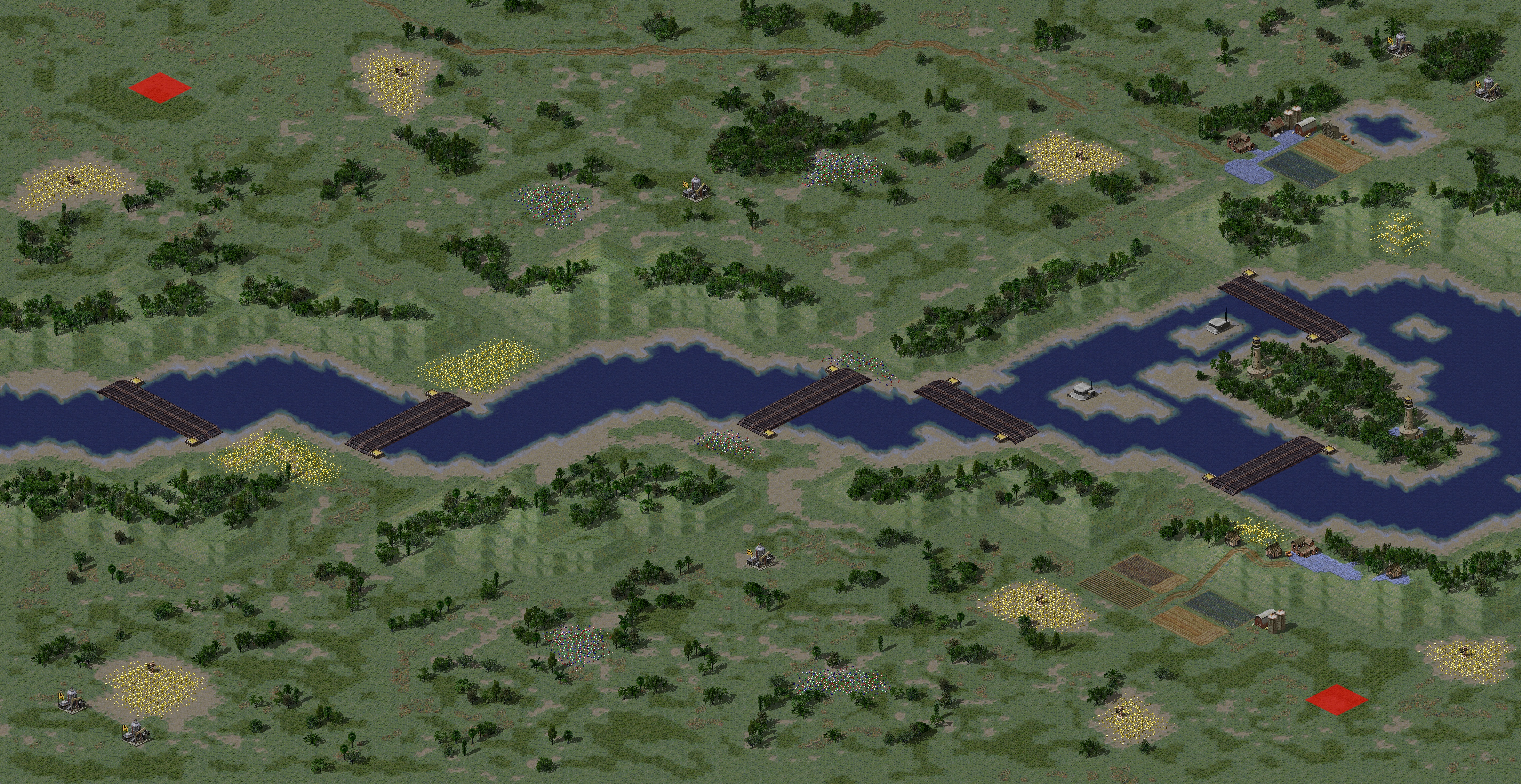 Rendered map: 绿色黎明（2）