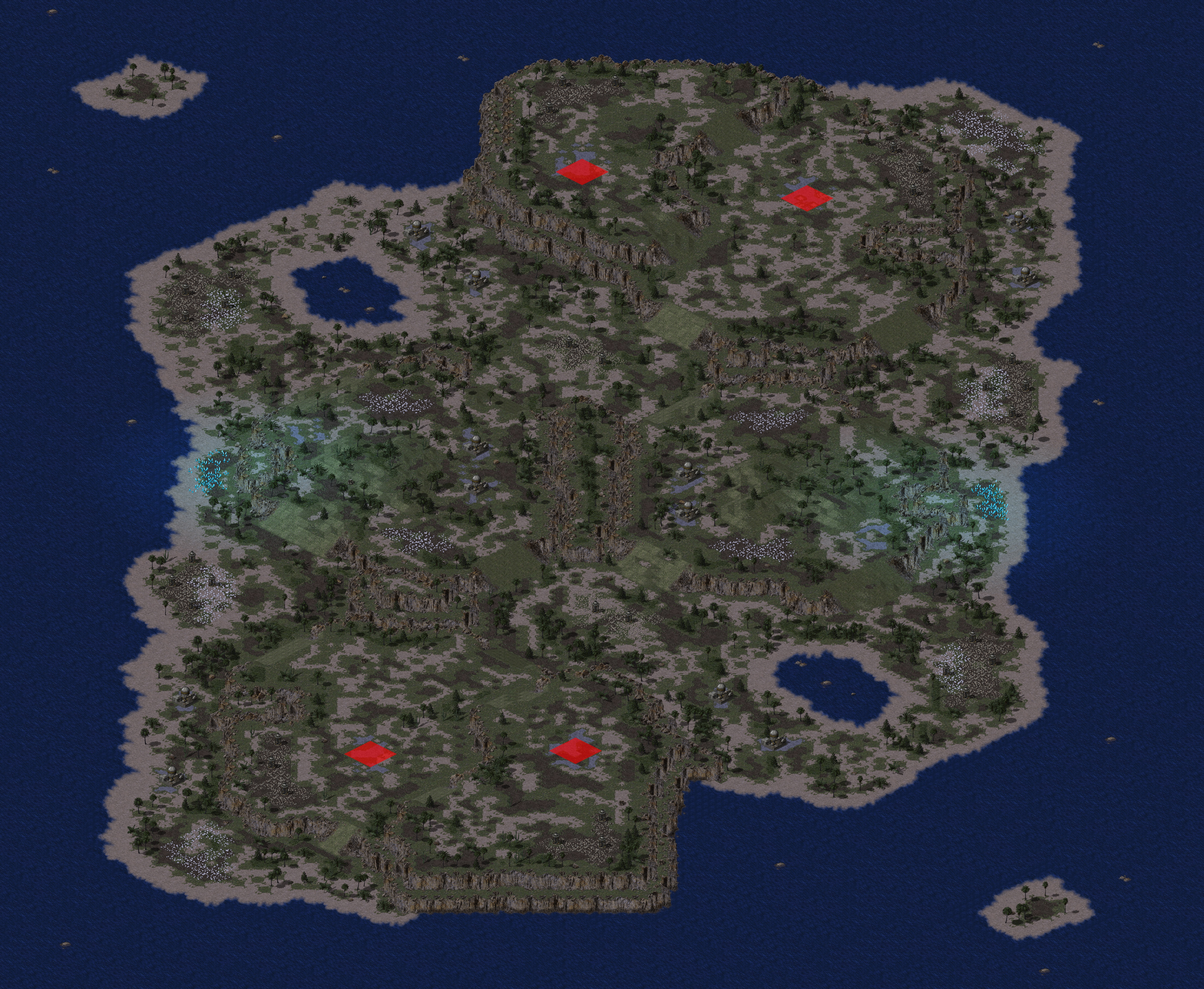 Rendered map: Tropical Nights