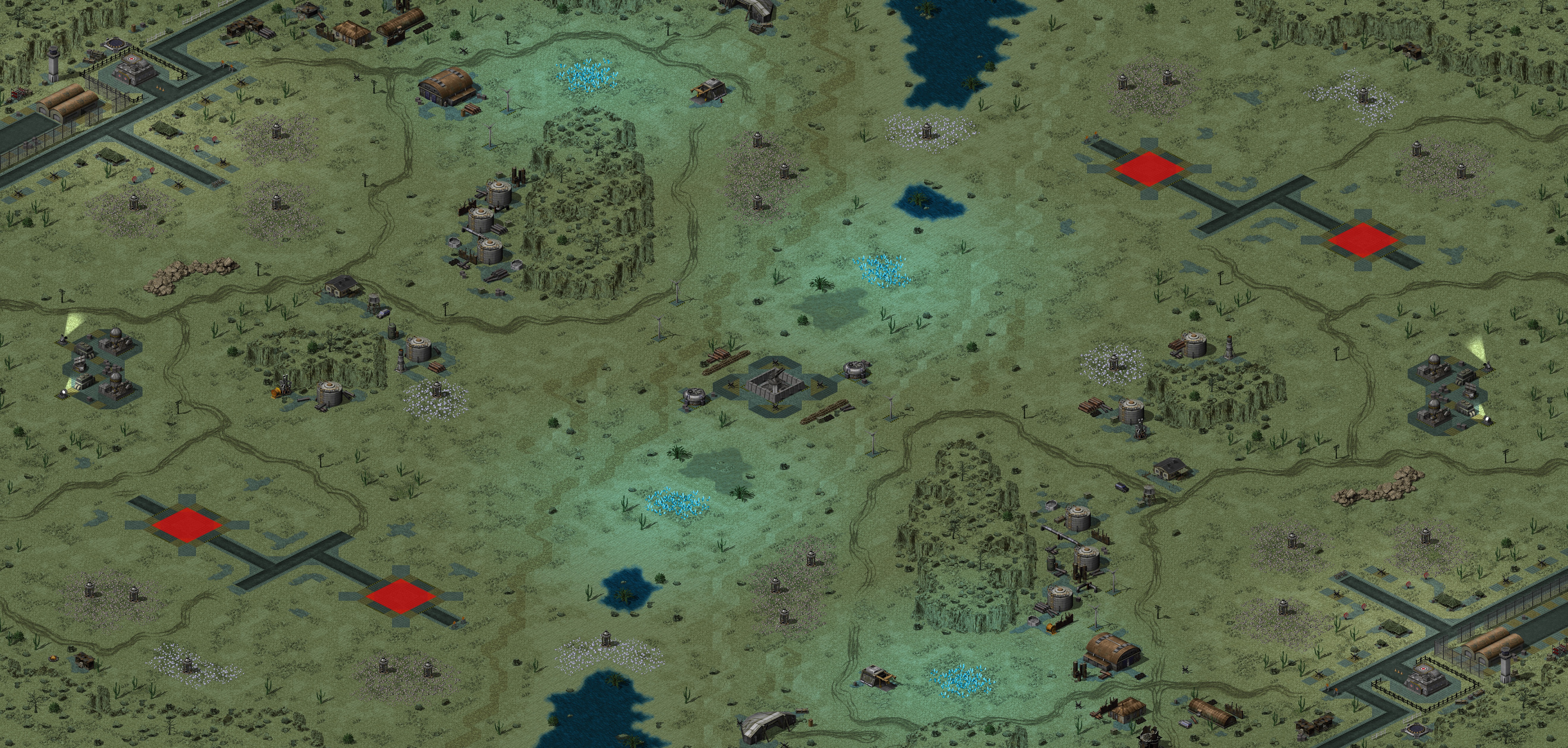 Rendered map: Hurricane Lands