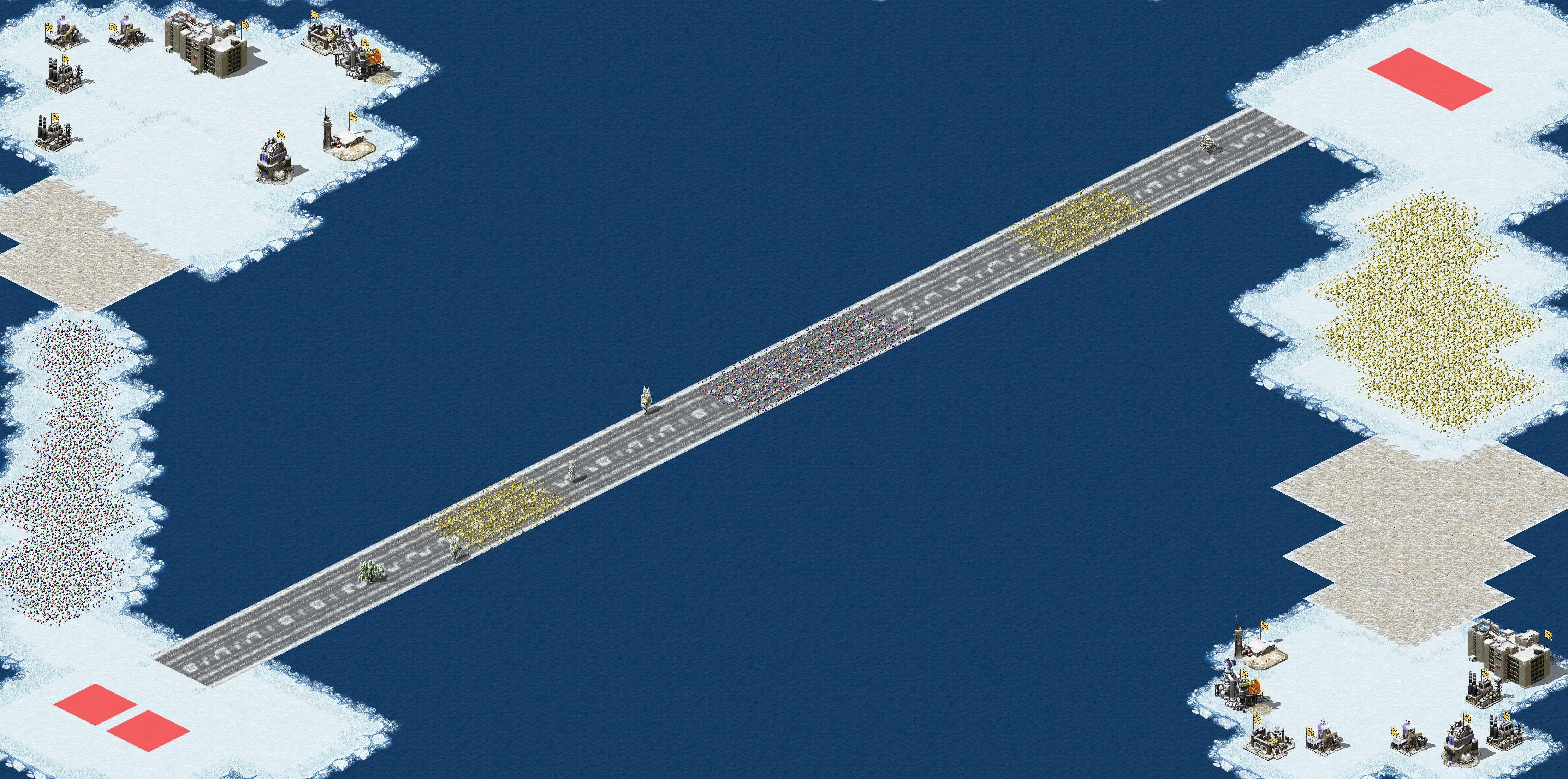 Rendered map: 2v2 Naval Combat
