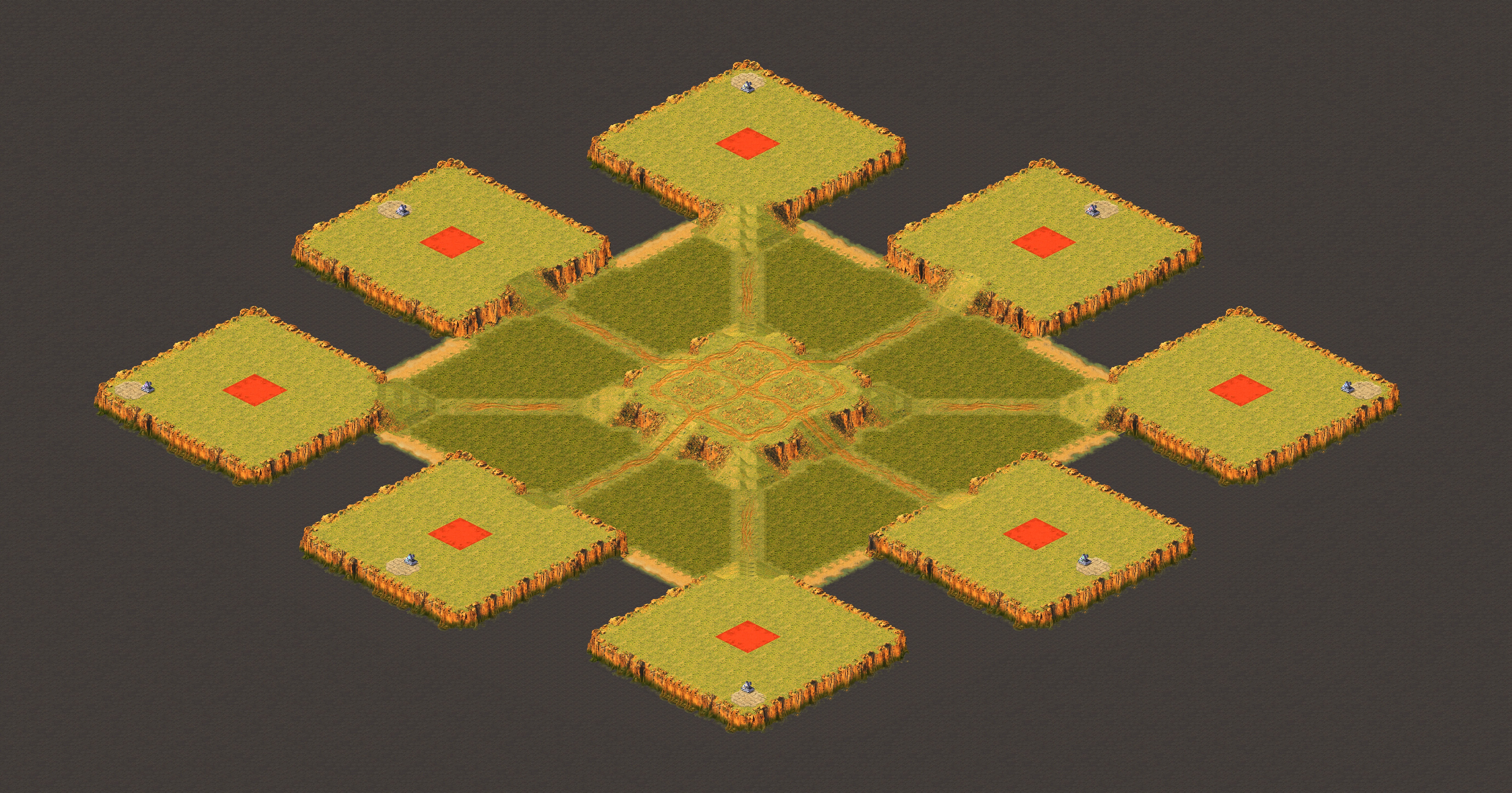 Rendered map: Eightfold Mesa