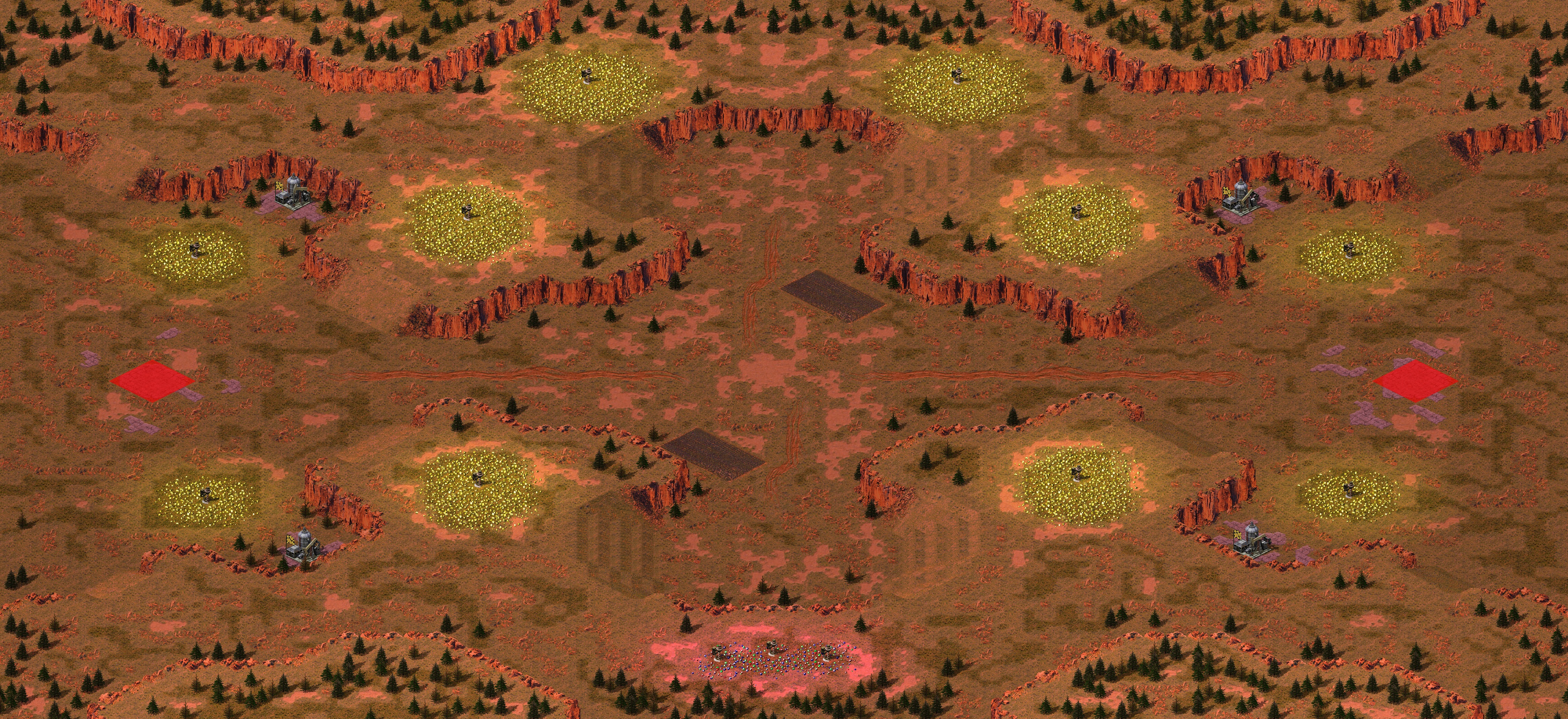 Rendered map: Pinchpoints