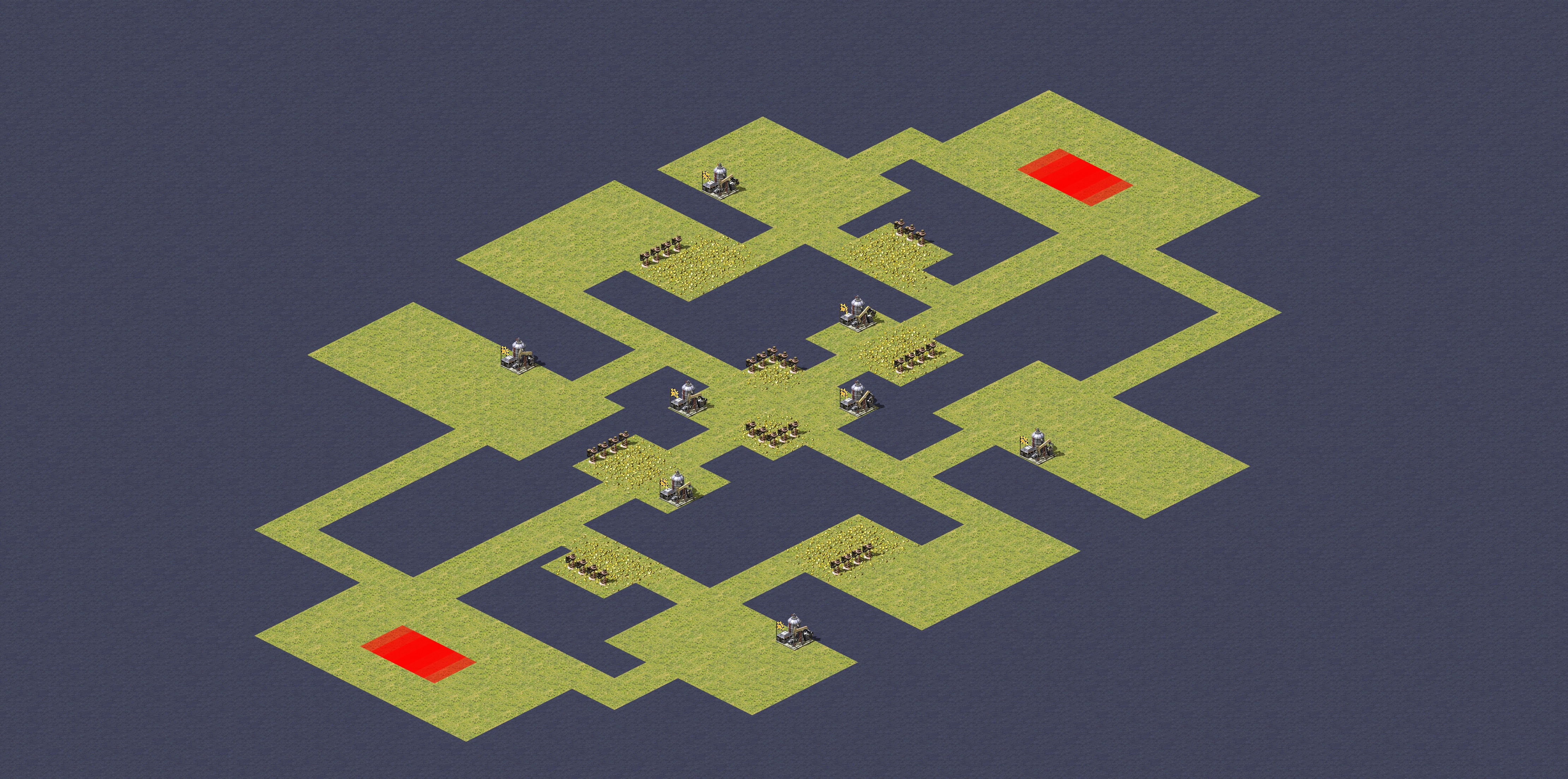 Rendered map: 4v4 Naval Dispute 2