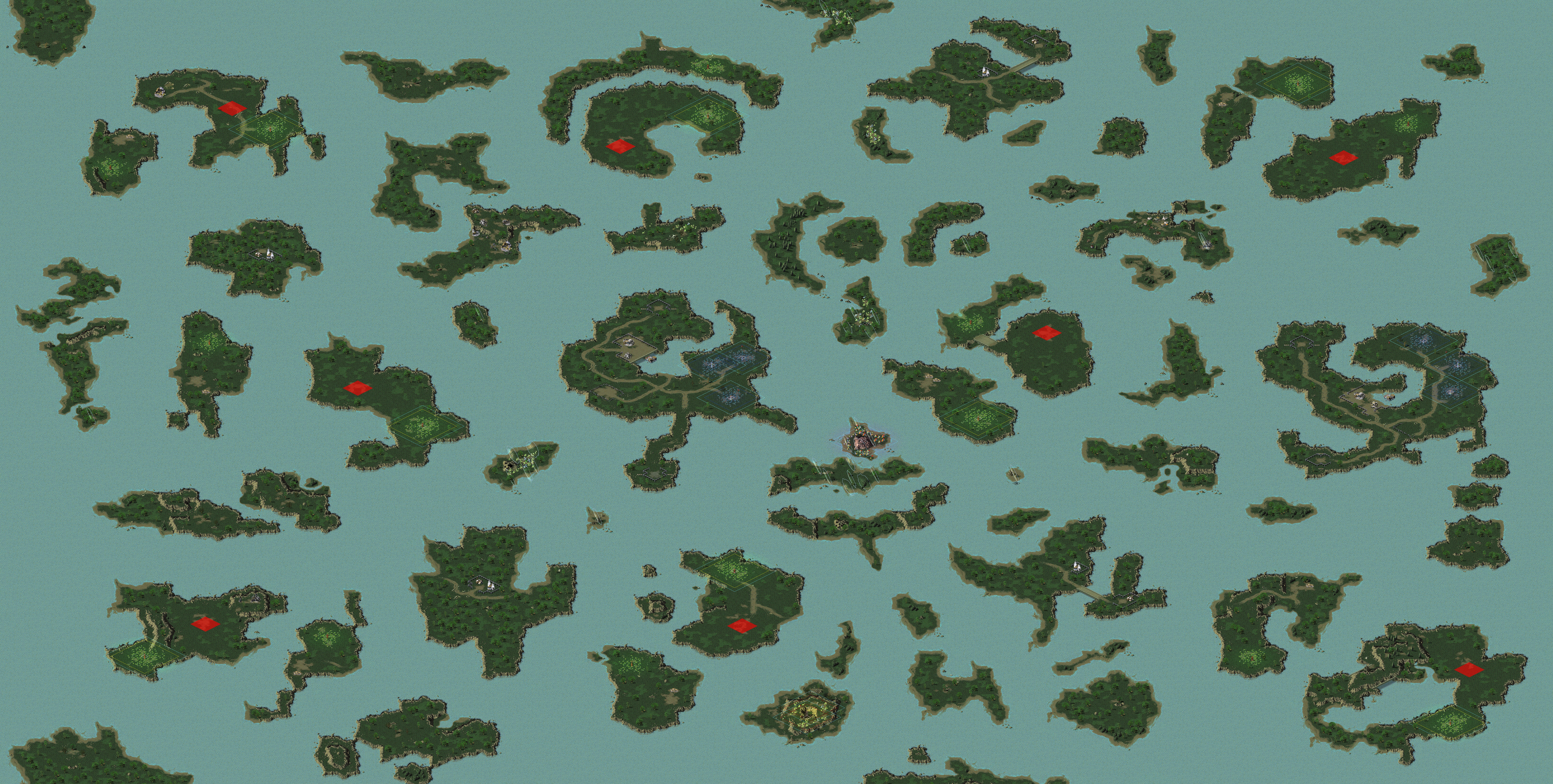 Rendered map: Archipelago