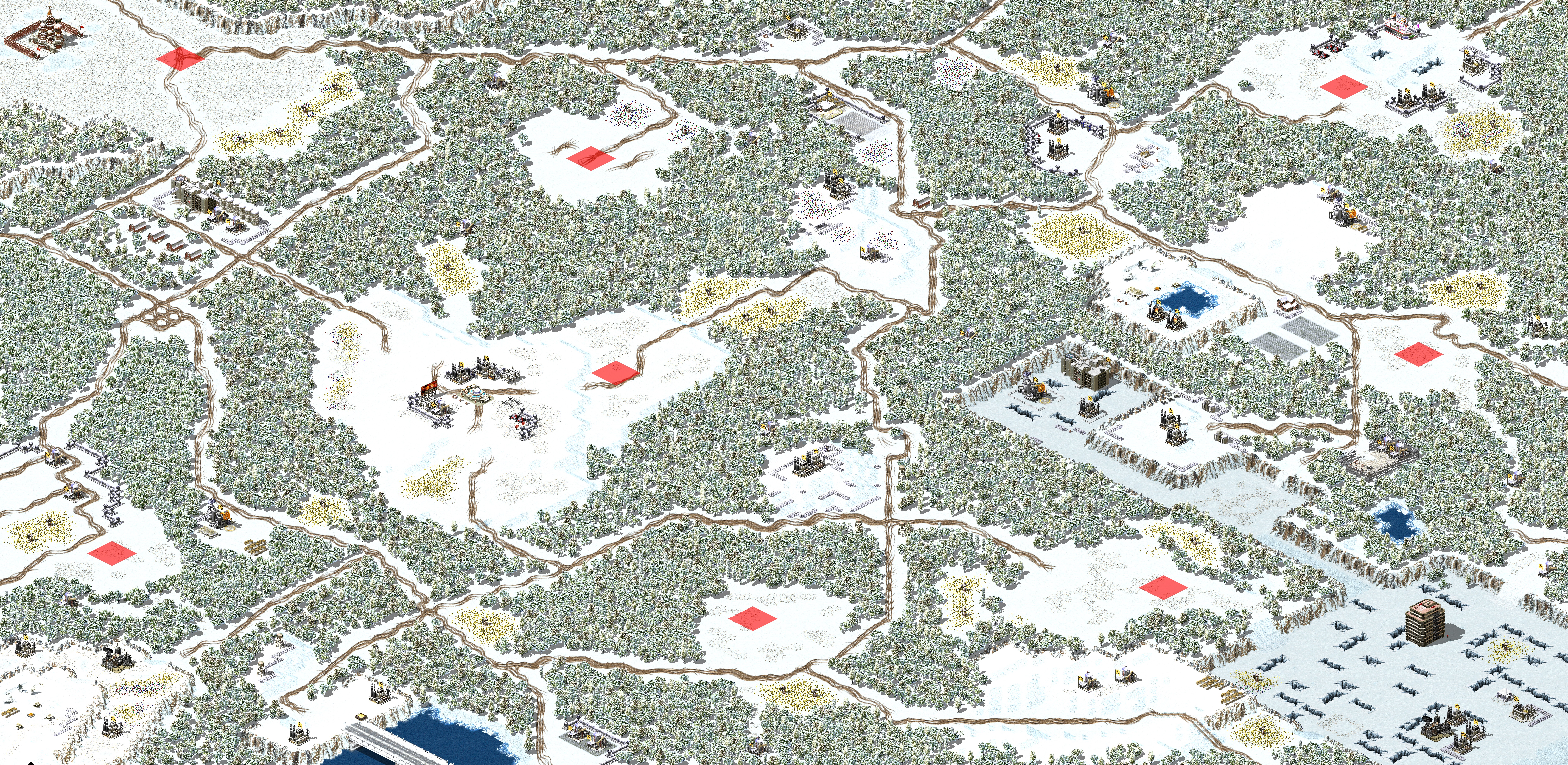 Rendered map: Cold Forest