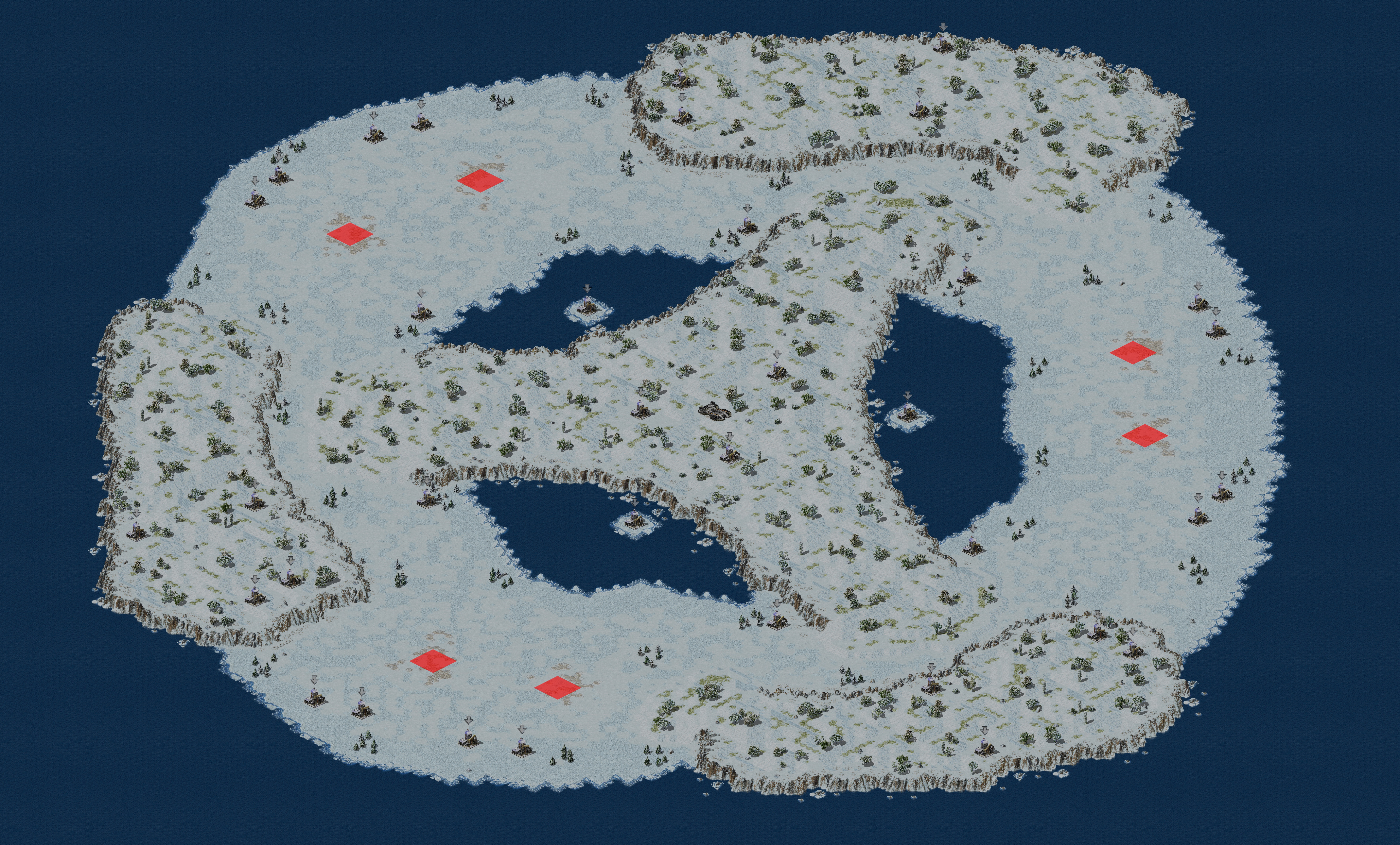 Rendered map: Triplication