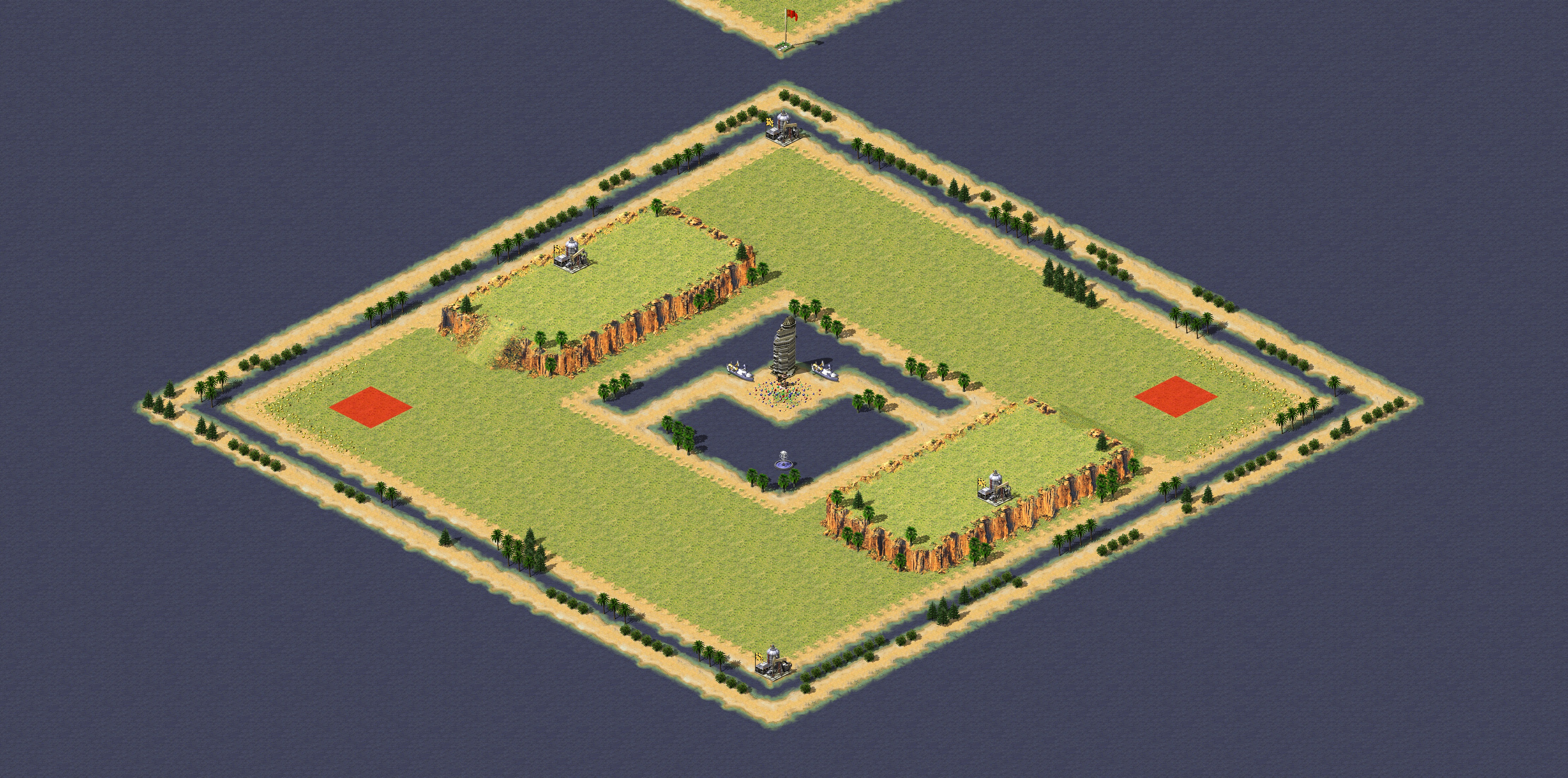 Rendered map: Deer Spoils 1v1