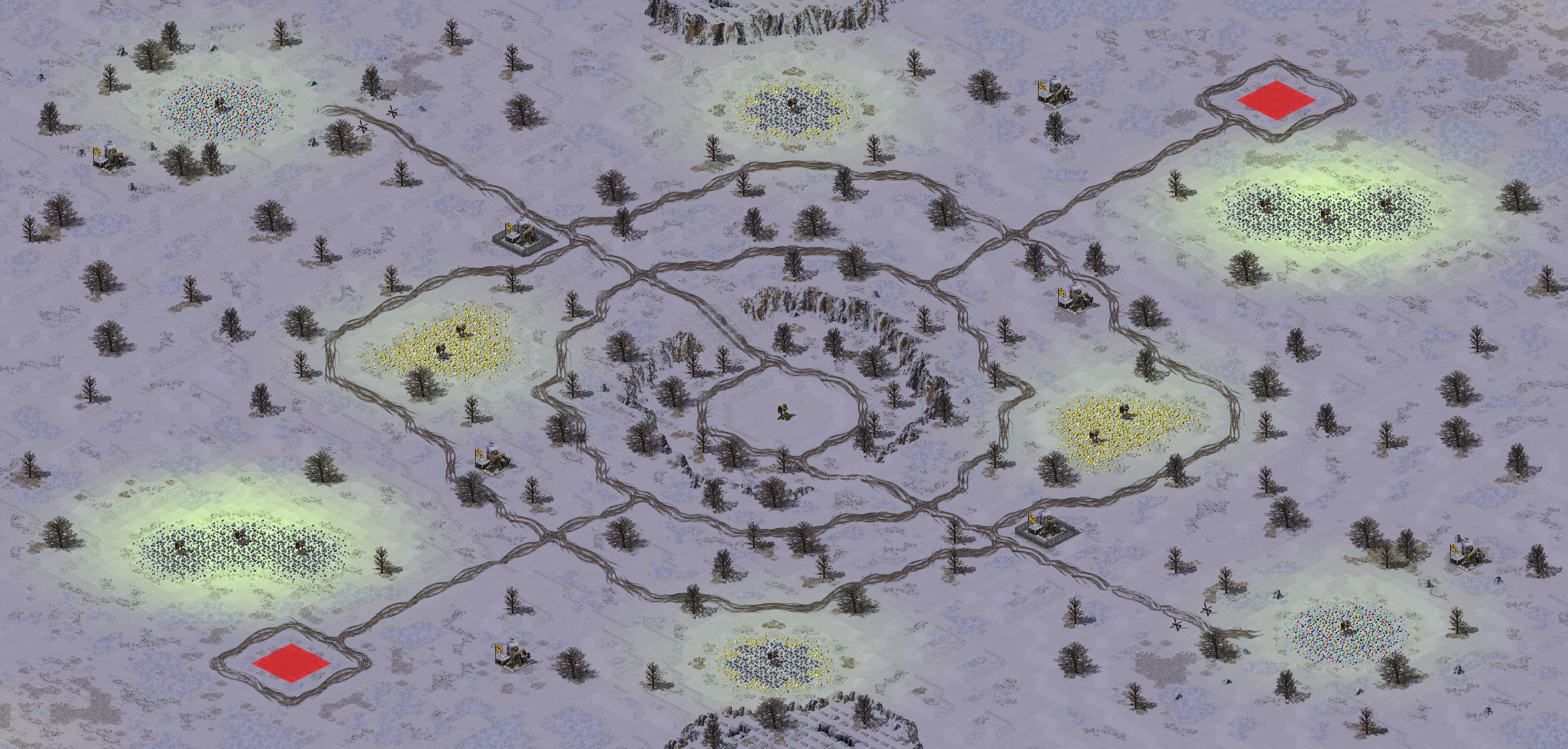 Rendered map: Snowpiercer