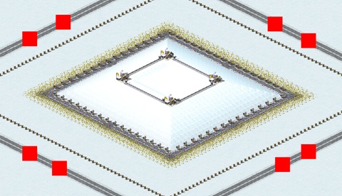 Rendered preview of Central Highland 2v2v2v2 Snowy