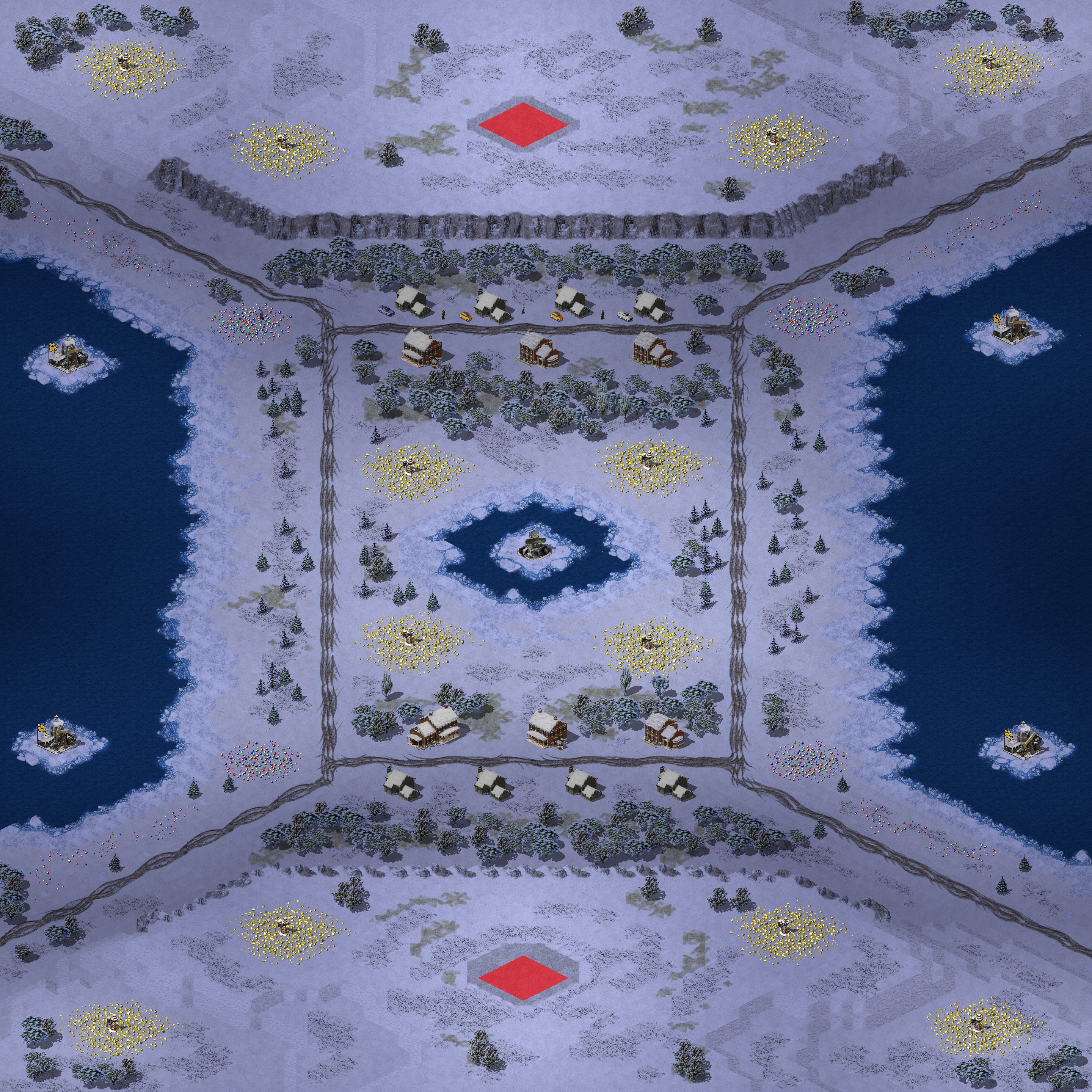 Rendered map: toursnow