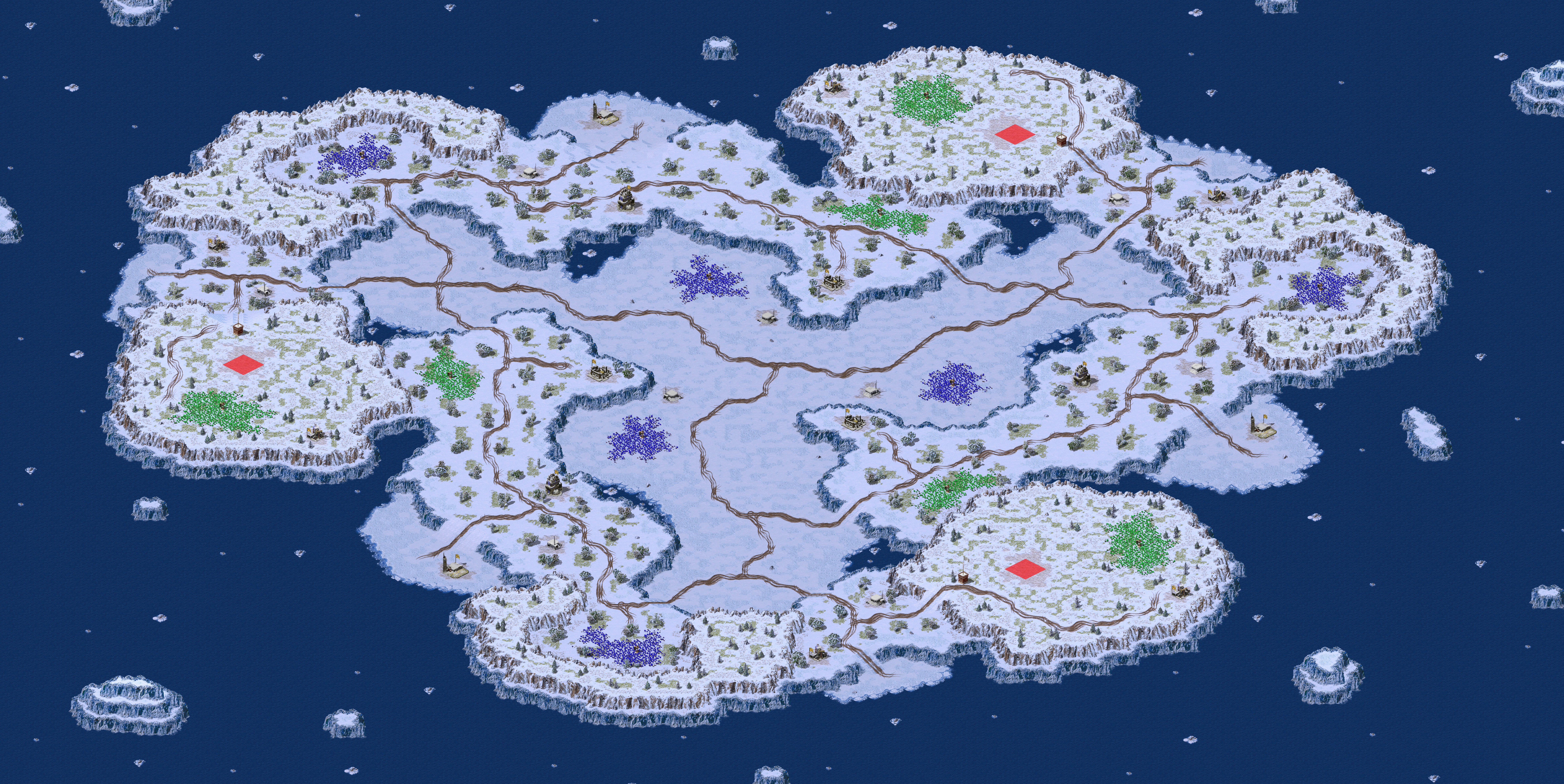 Rendered map: (3) Polar Knot