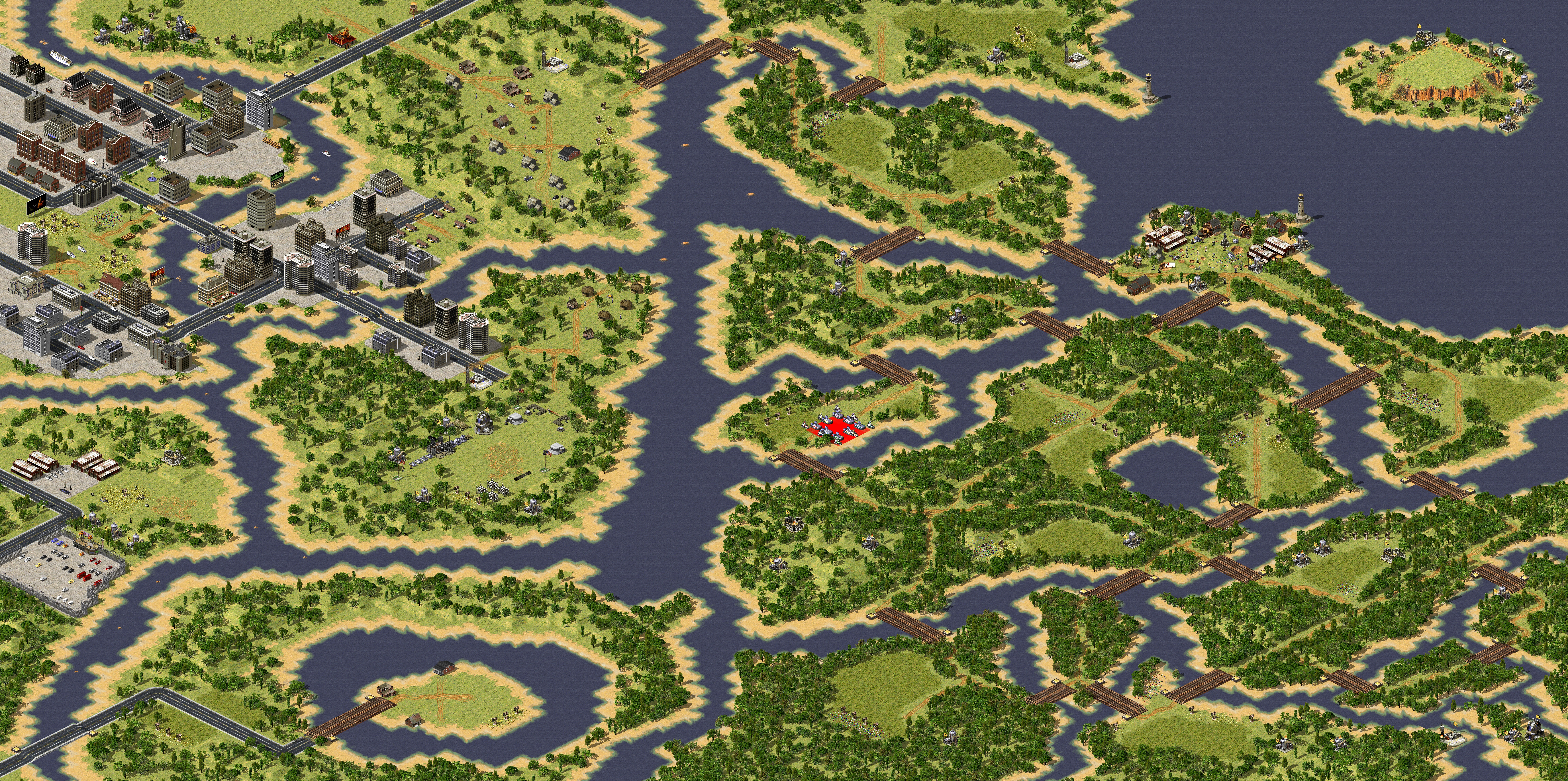 Rendered map: Nomad Base - River Biome 1