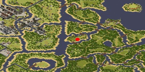 Rendered preview of Nomad Base - River Biome 1