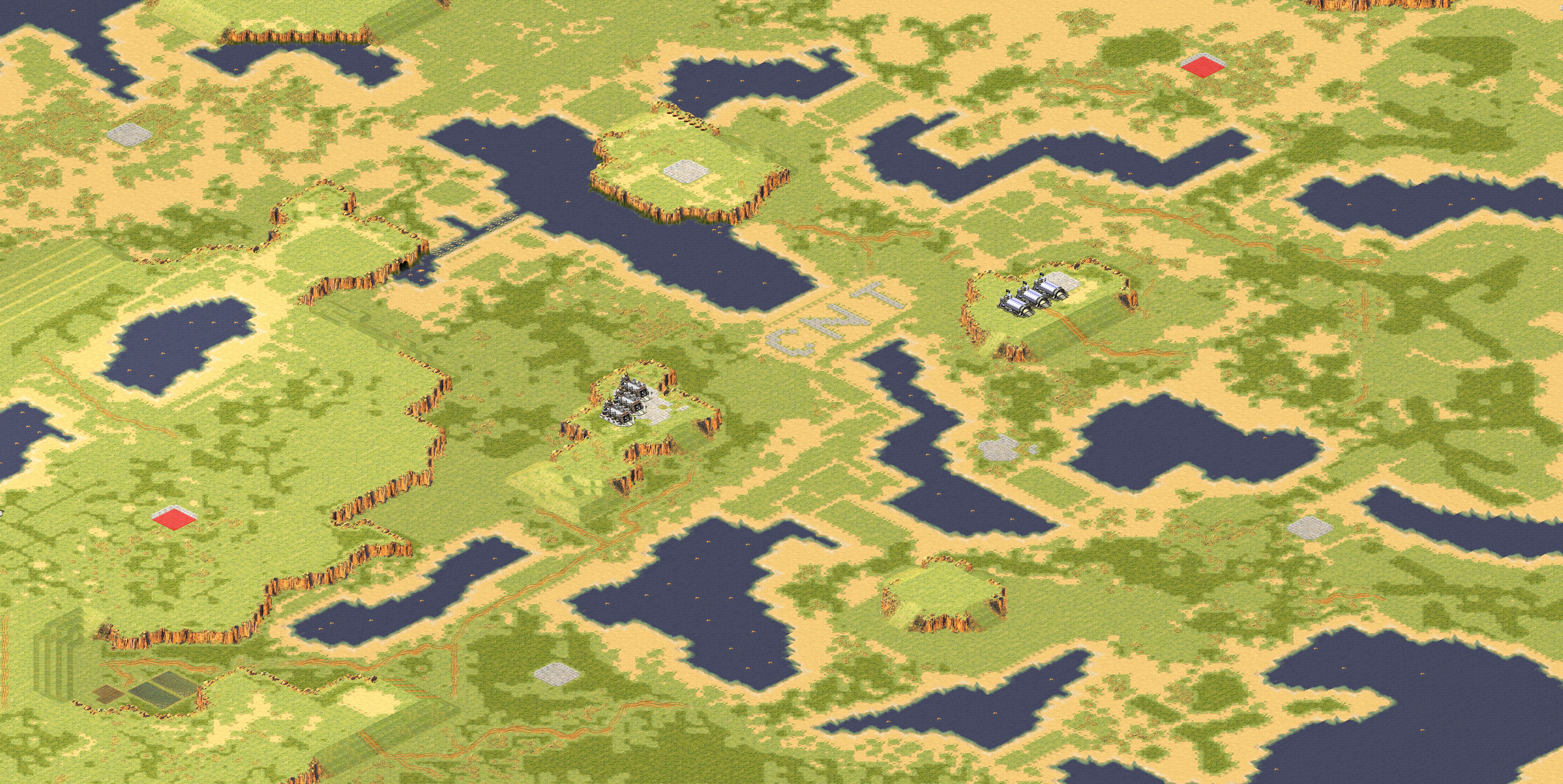 Rendered map: CNT Apocalypse Battle 1v1 - 1000