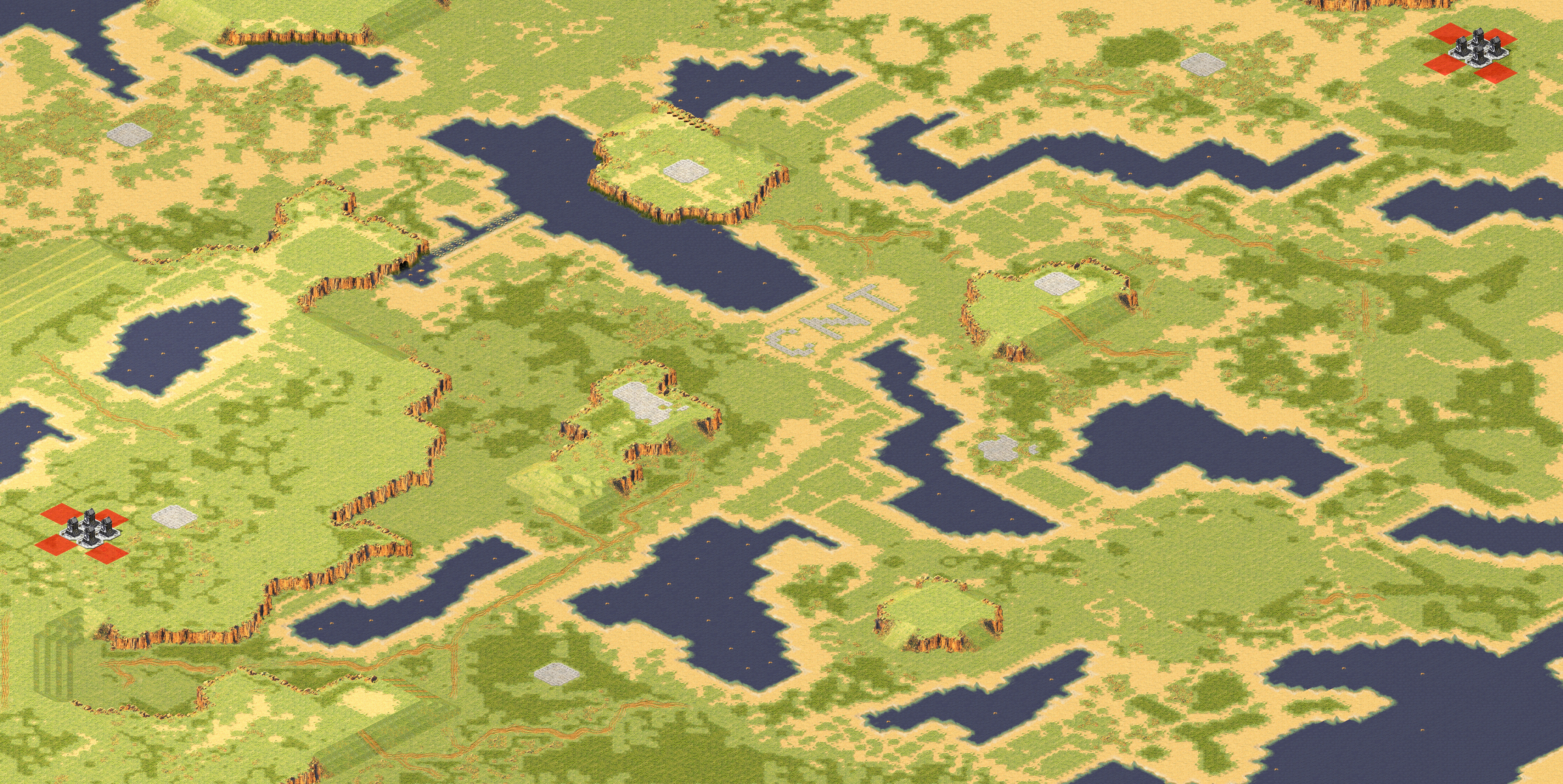 Rendered map: CNT Apocalypse Battle 4v4 - Meadow