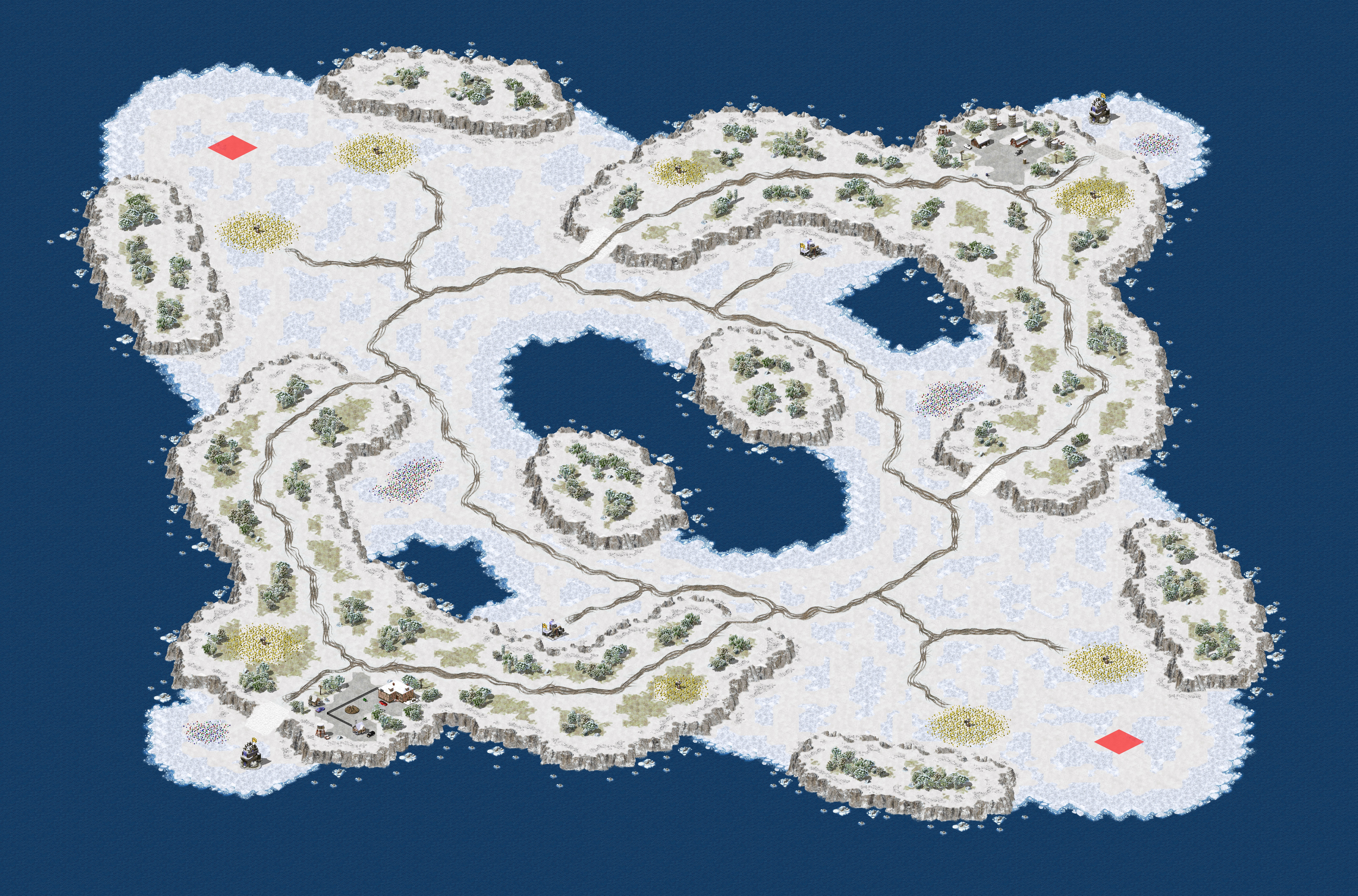 Rendered map: Shivering Isles (2)