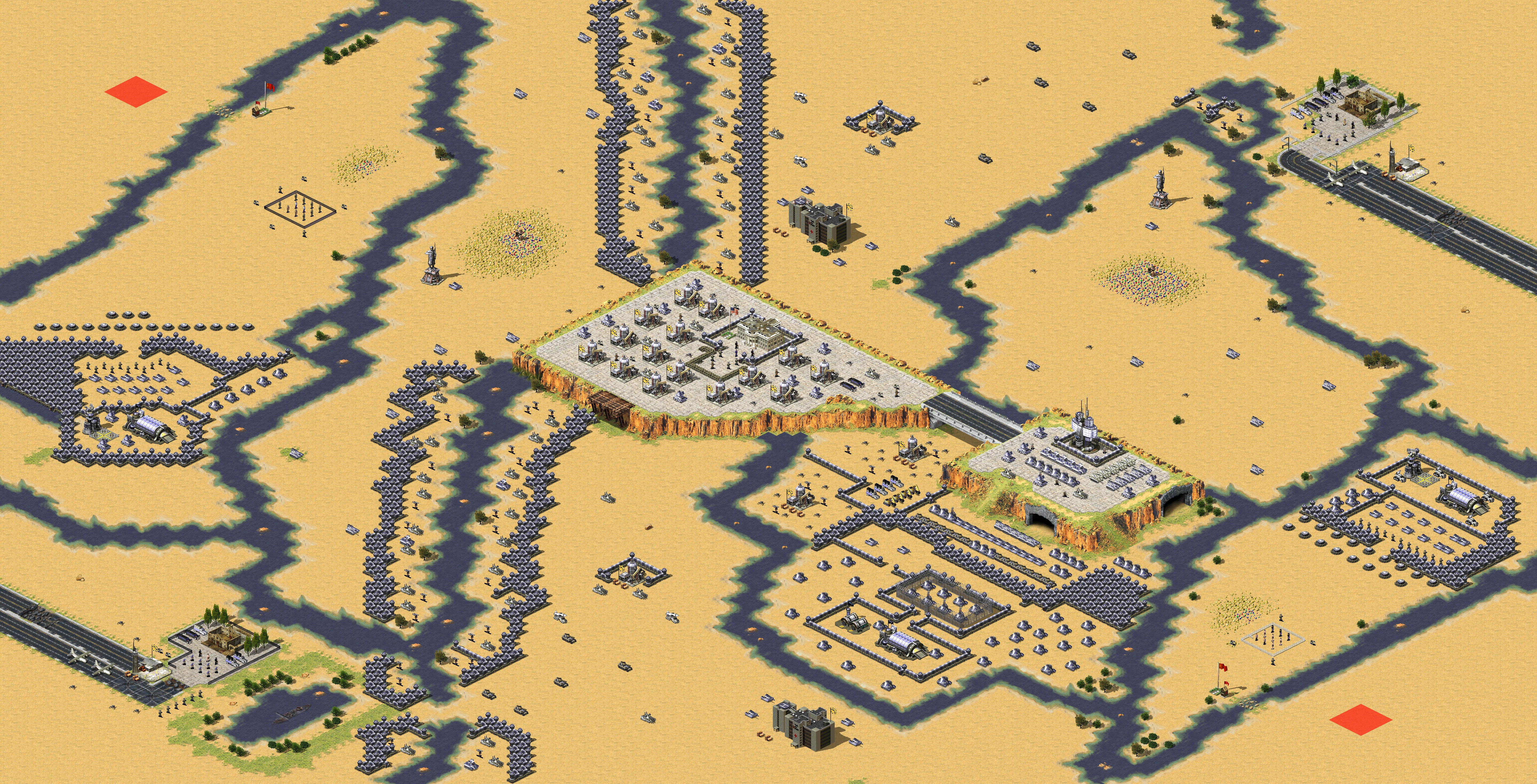 Rendered map: Desert Wasteland