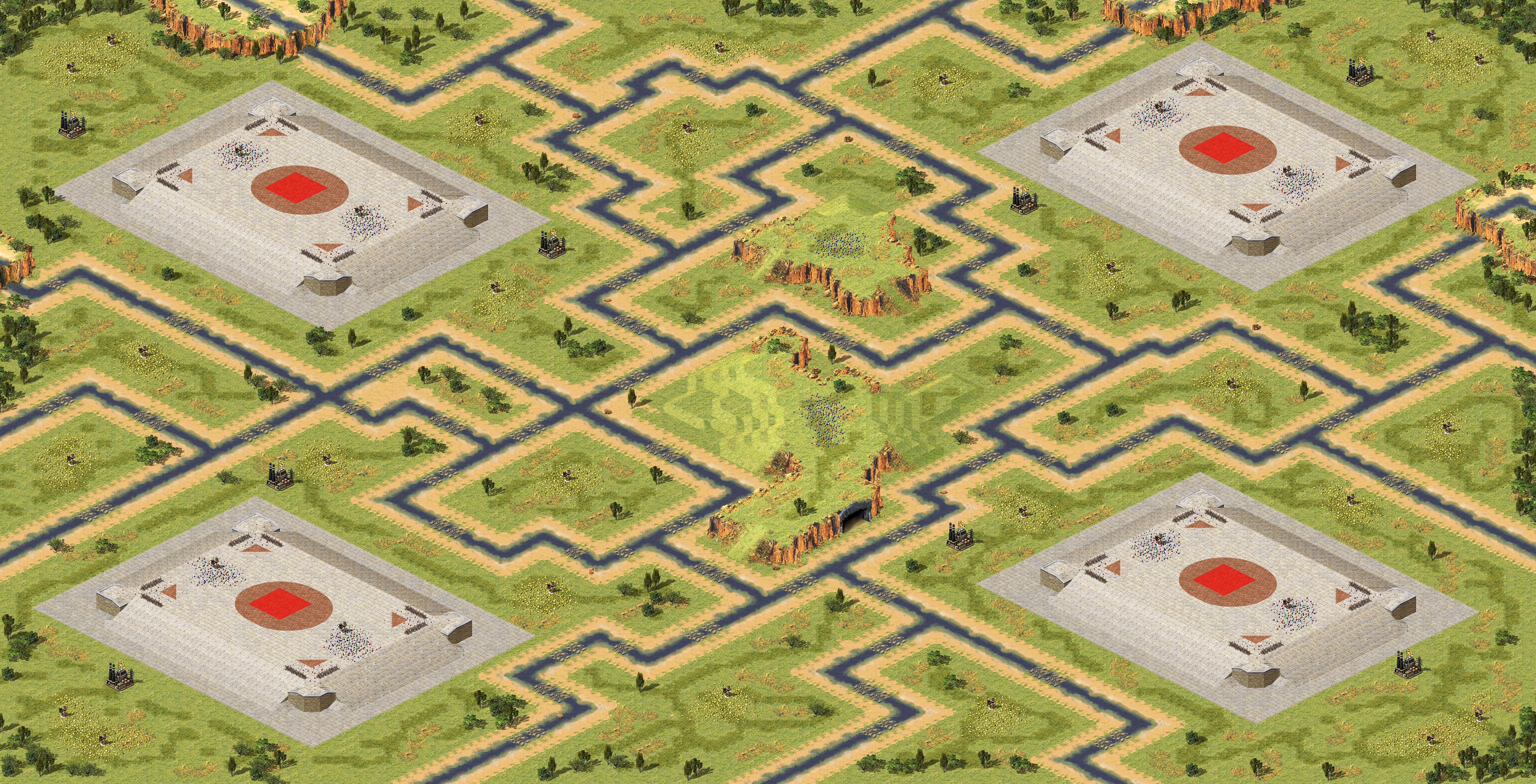 Rendered map: [4] Plains of Honor