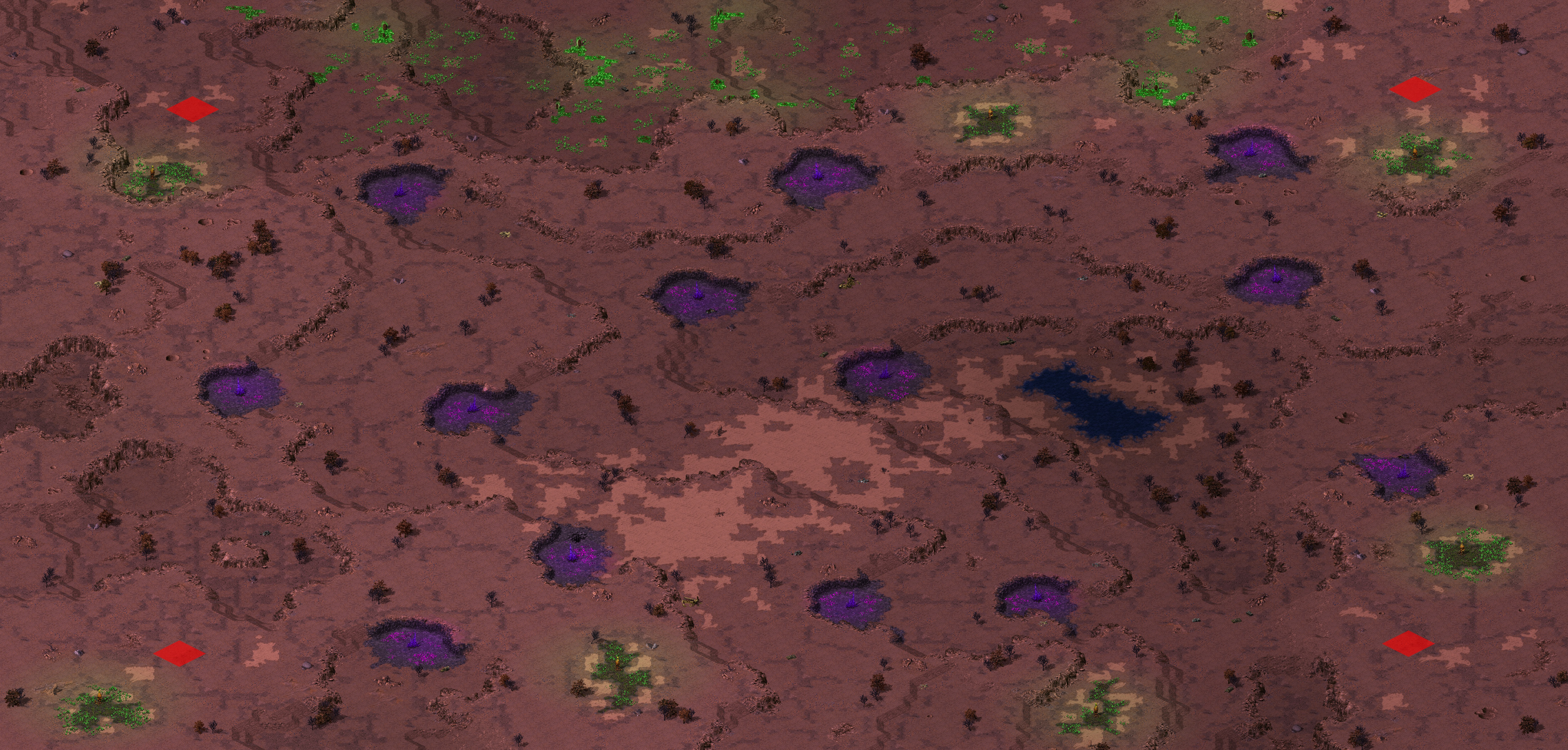 Rendered map: Decaying Terraces