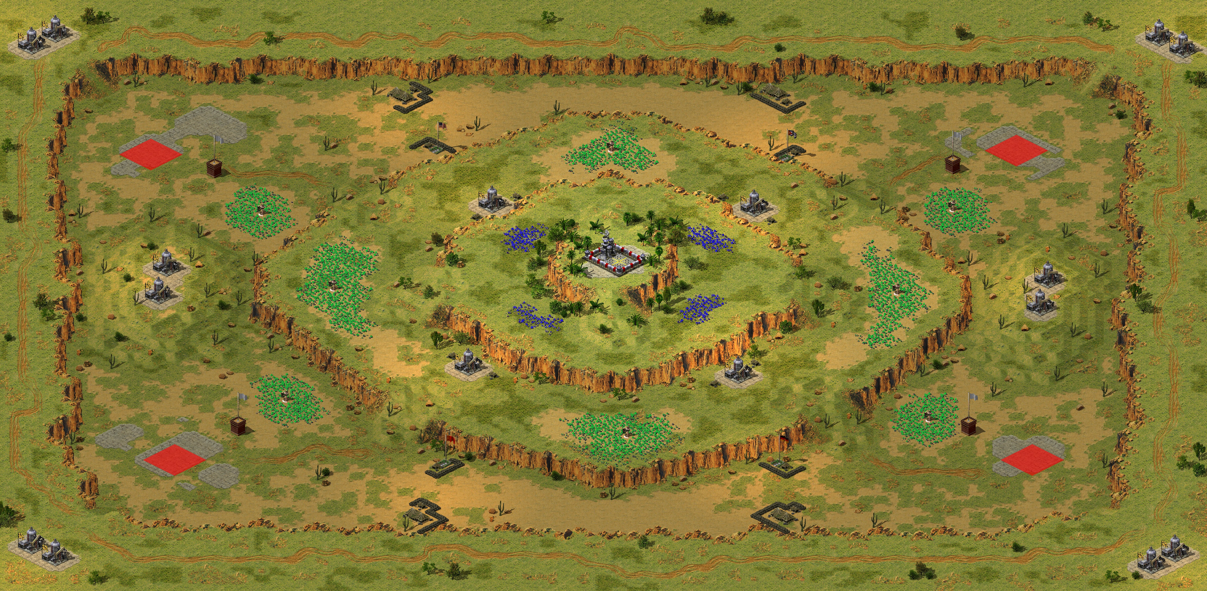 Rendered map: (4) Tanya's Training Grounds