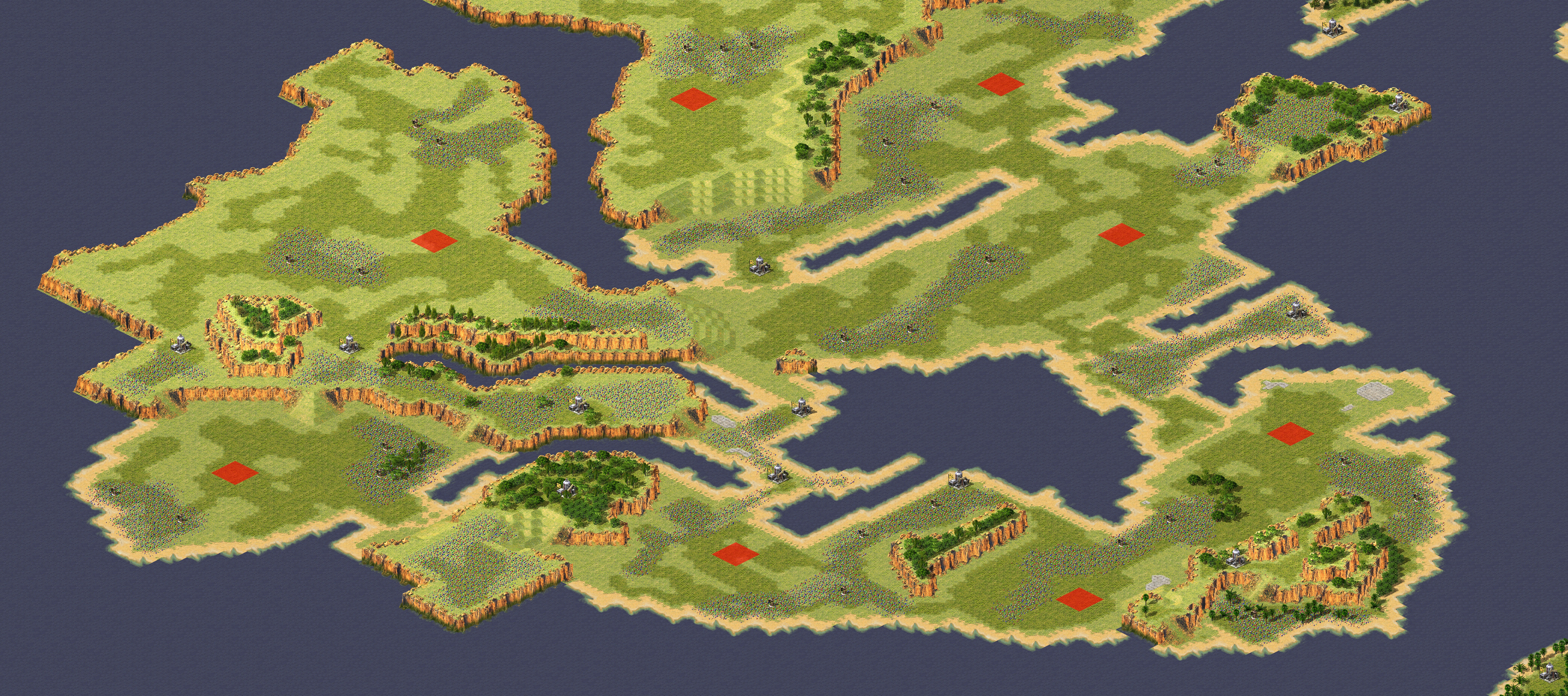 Rendered map: xT-Divided Warlords