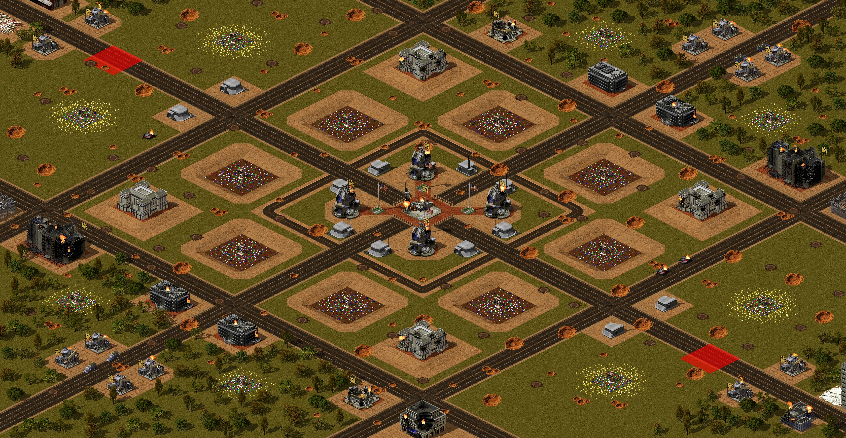 Rendered map: War Torn