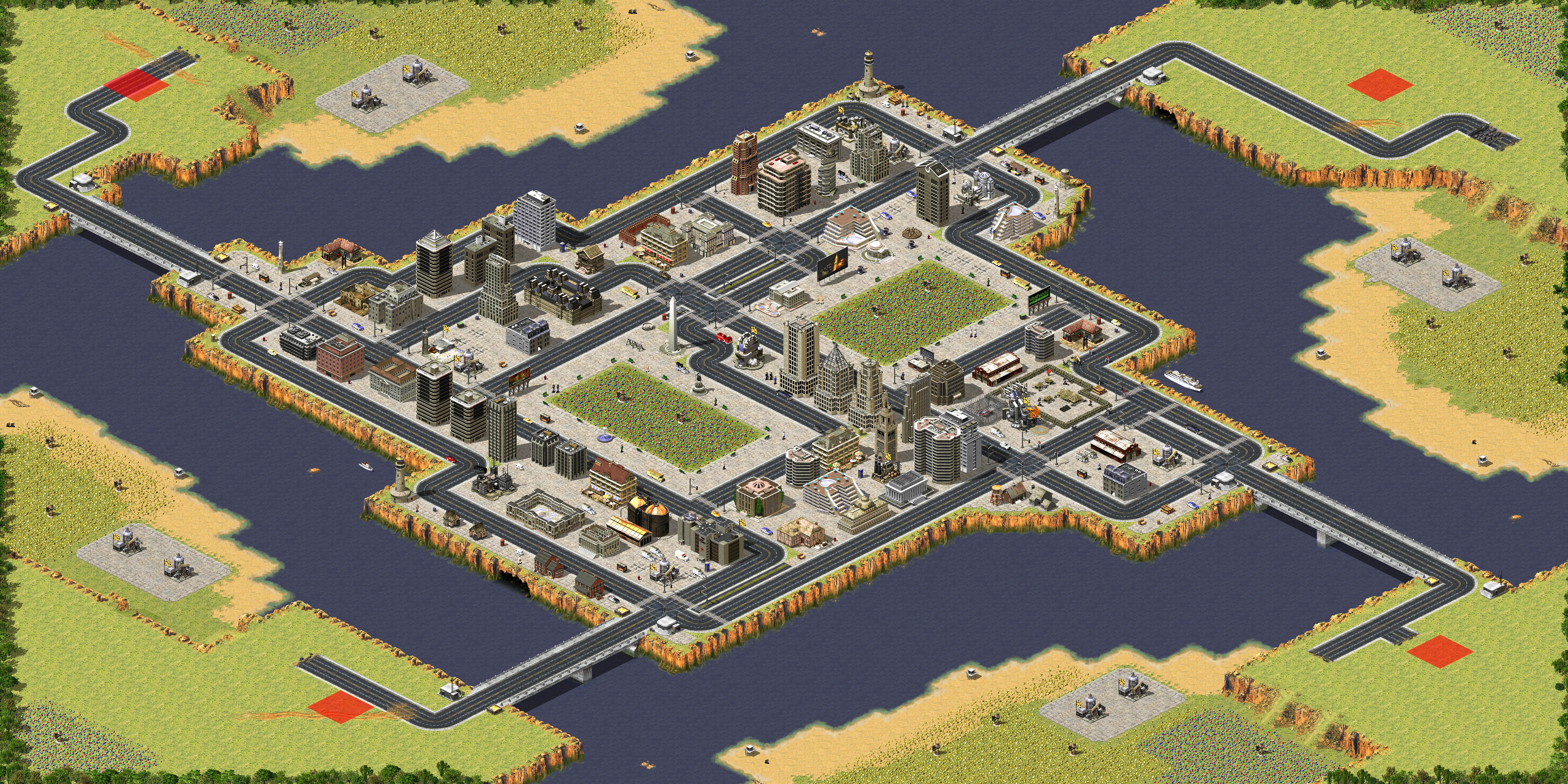 Rendered map: C&C Battlegrounds