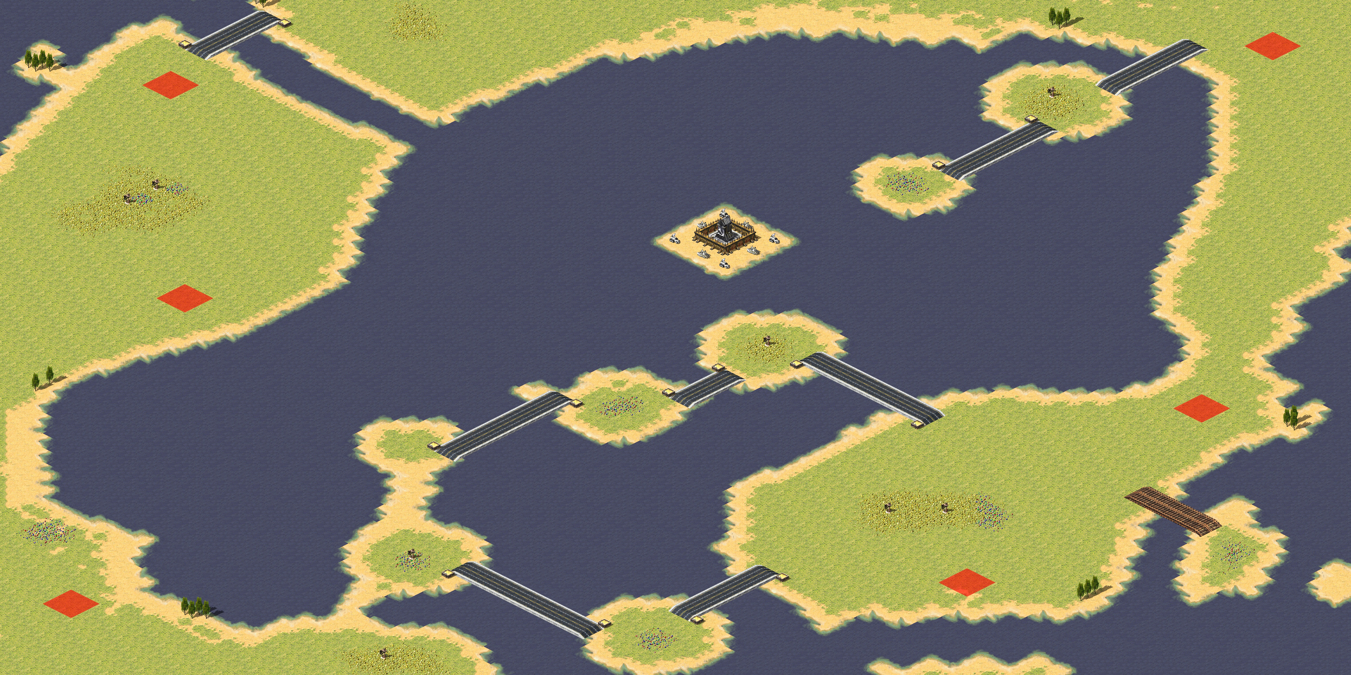 Rendered map: Ring Island War