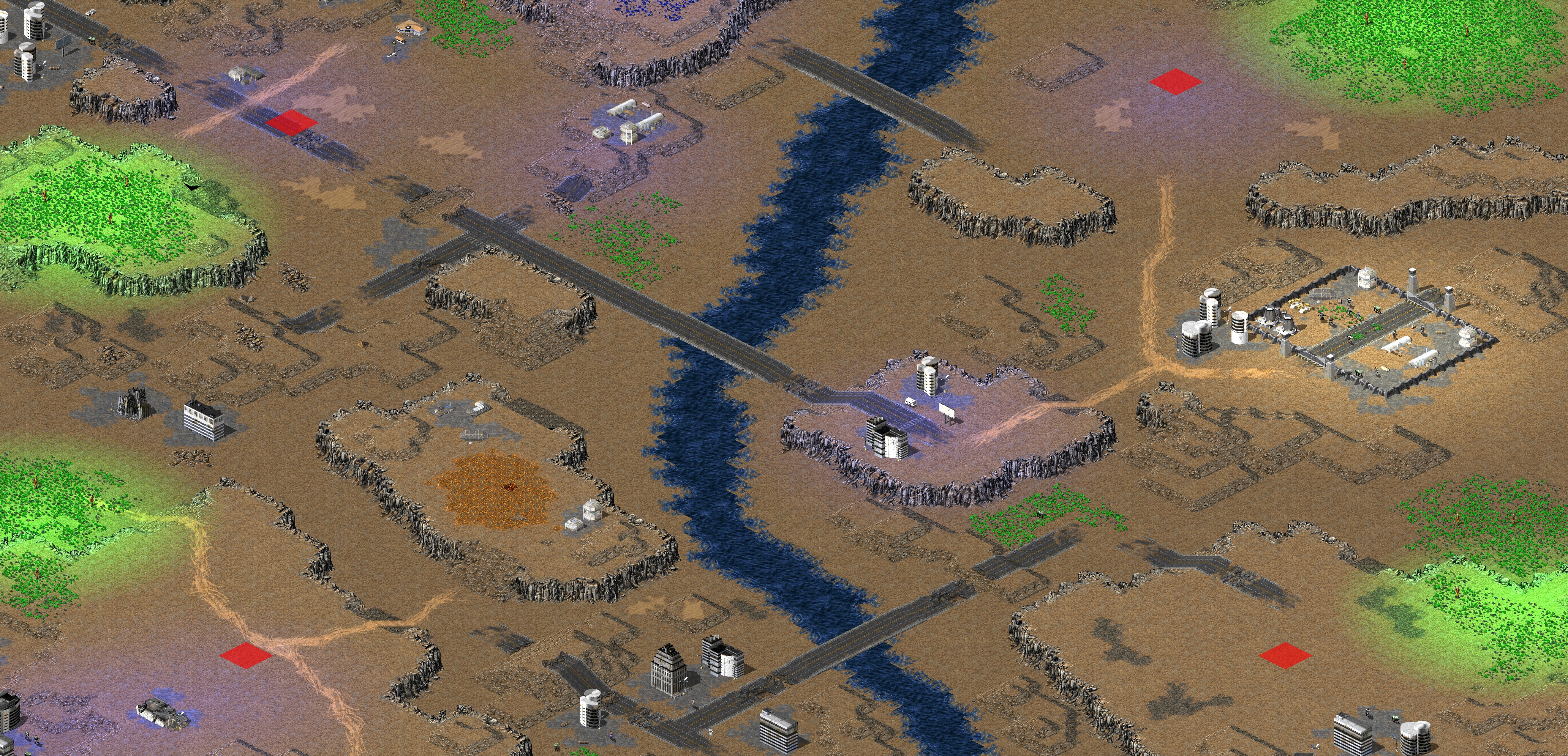 Rendered map: Desert Storm