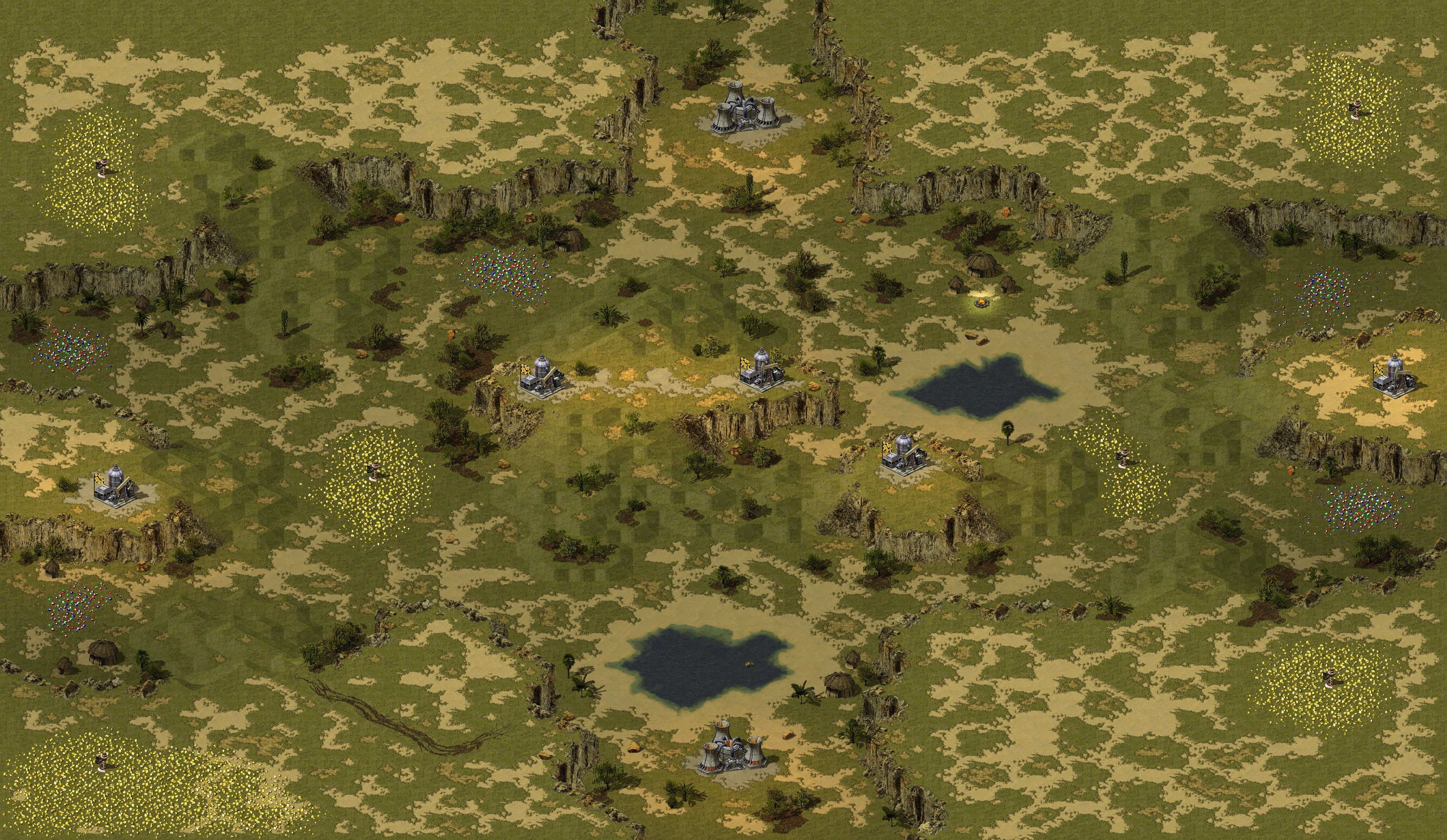 Rendered map: Mount Olympus