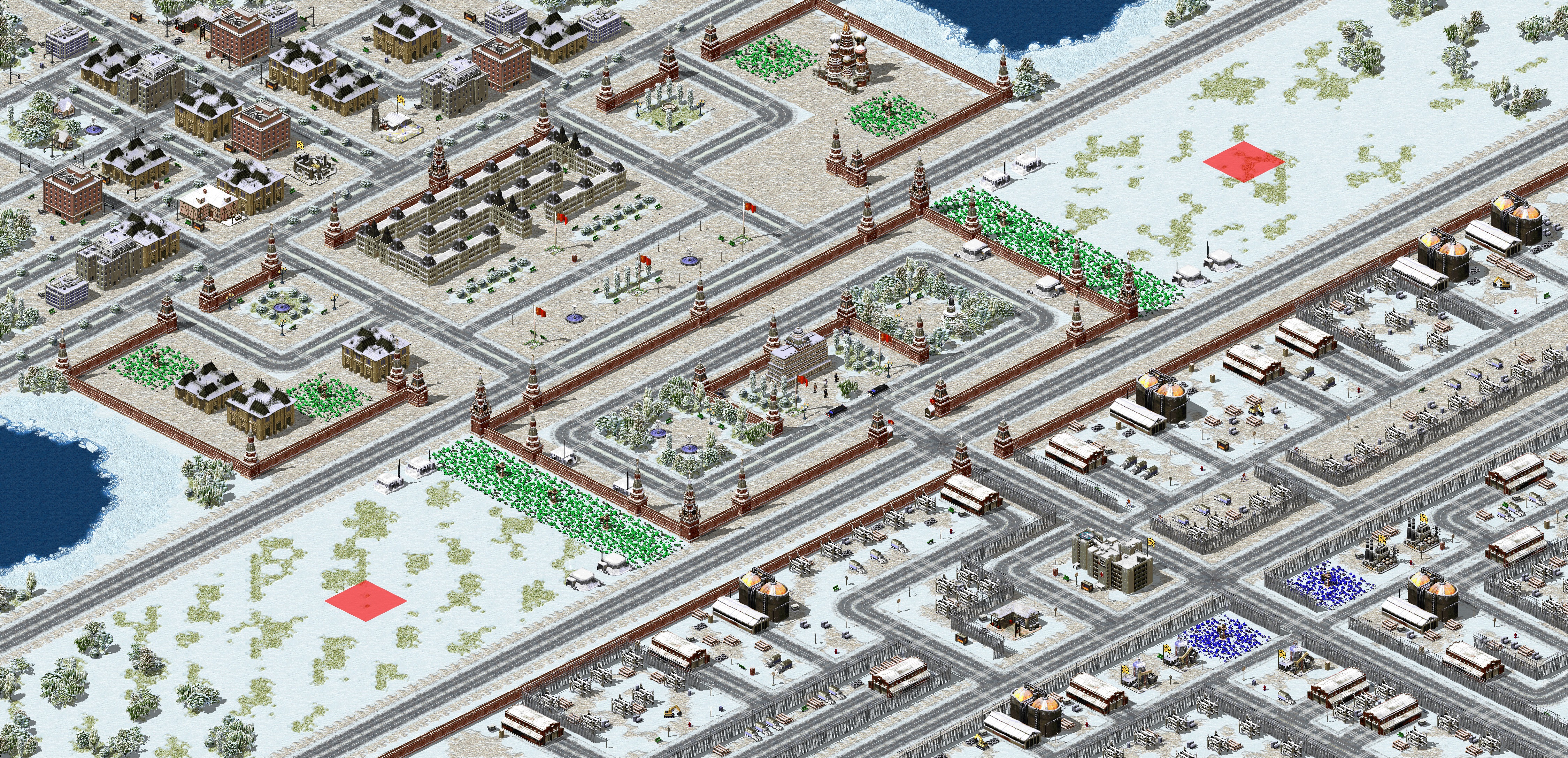 Rendered map: Virgin Moscow