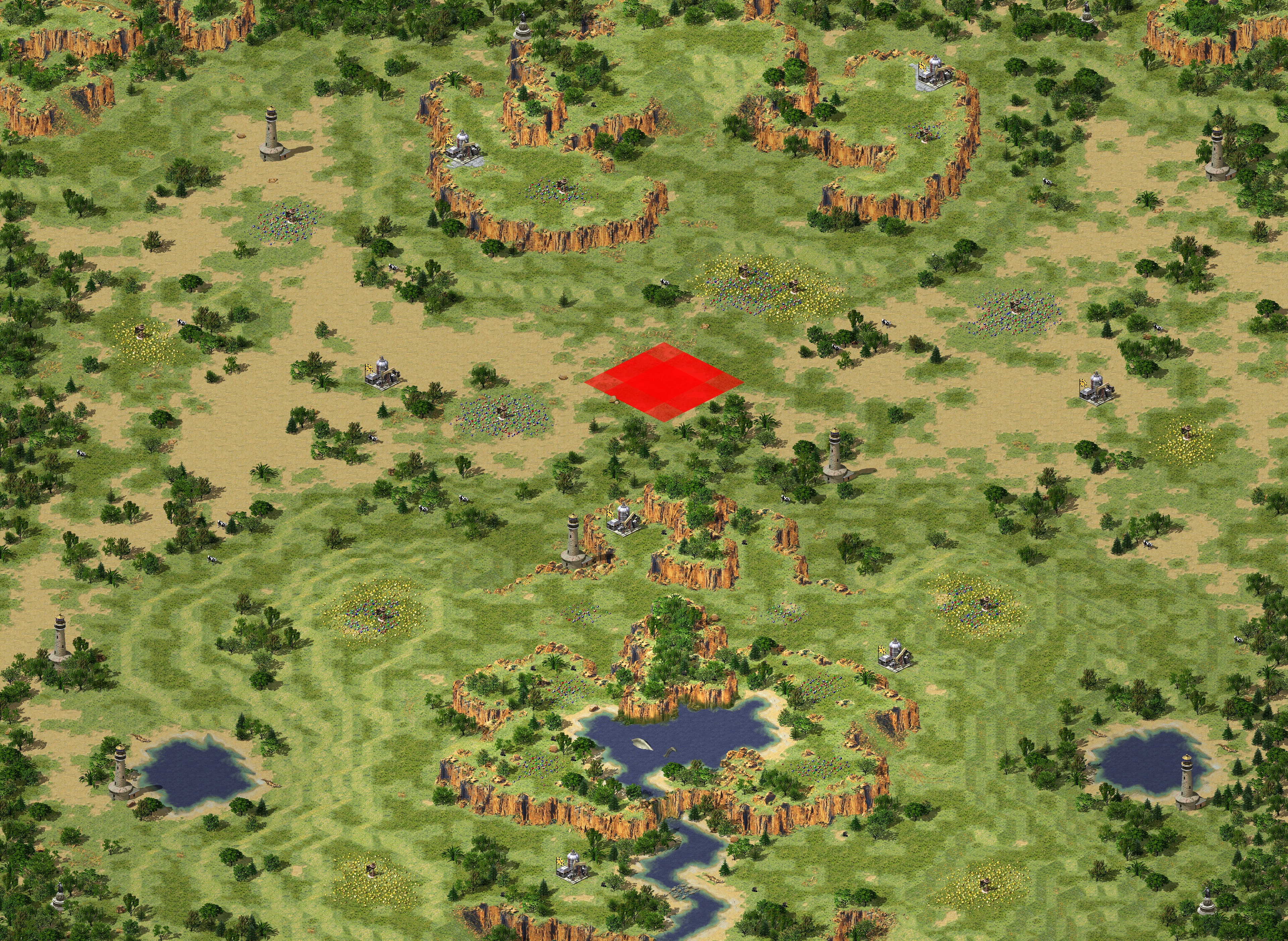 Rendered map: Forest King