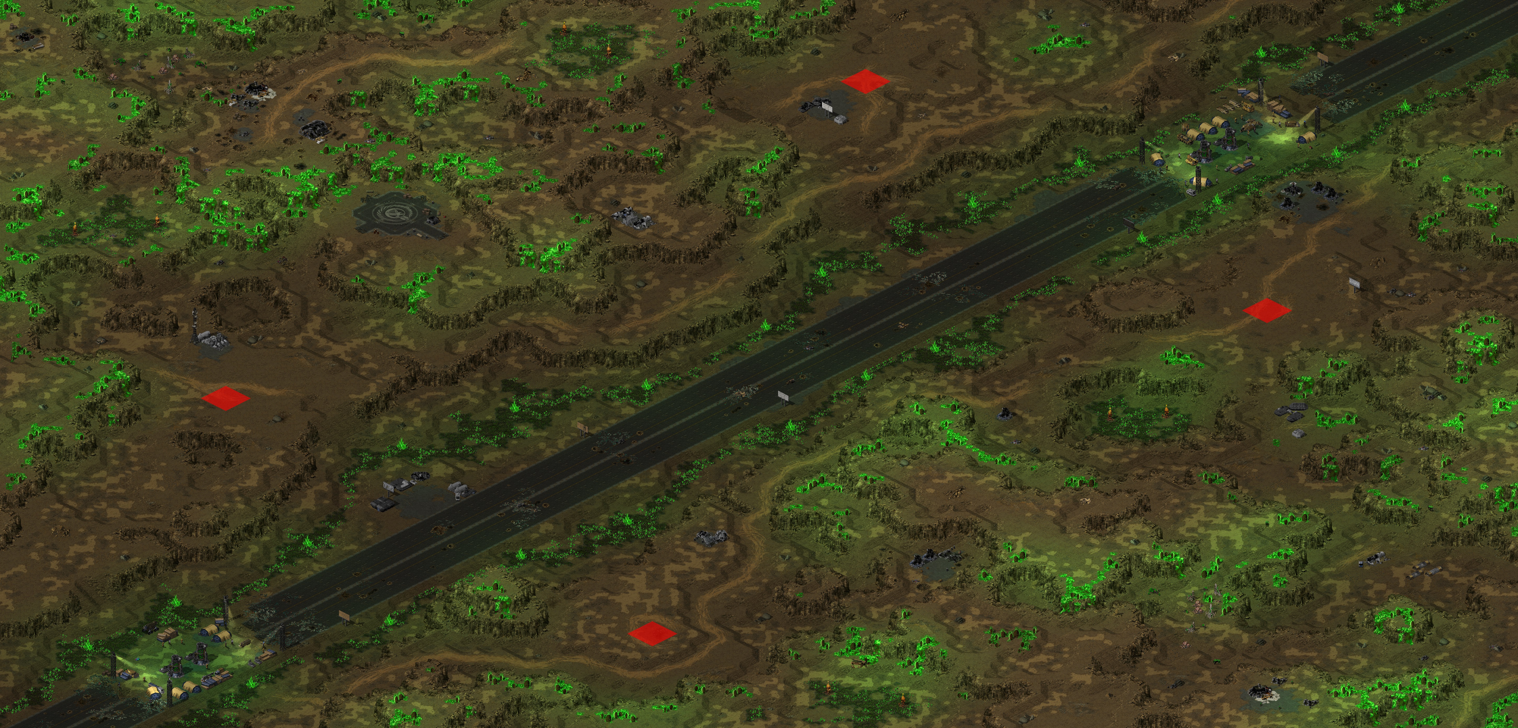 Rendered map: Trans-Mexican Superhighway (4)