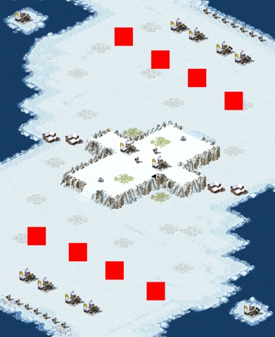 Rendered preview of Snowy Field 4v4