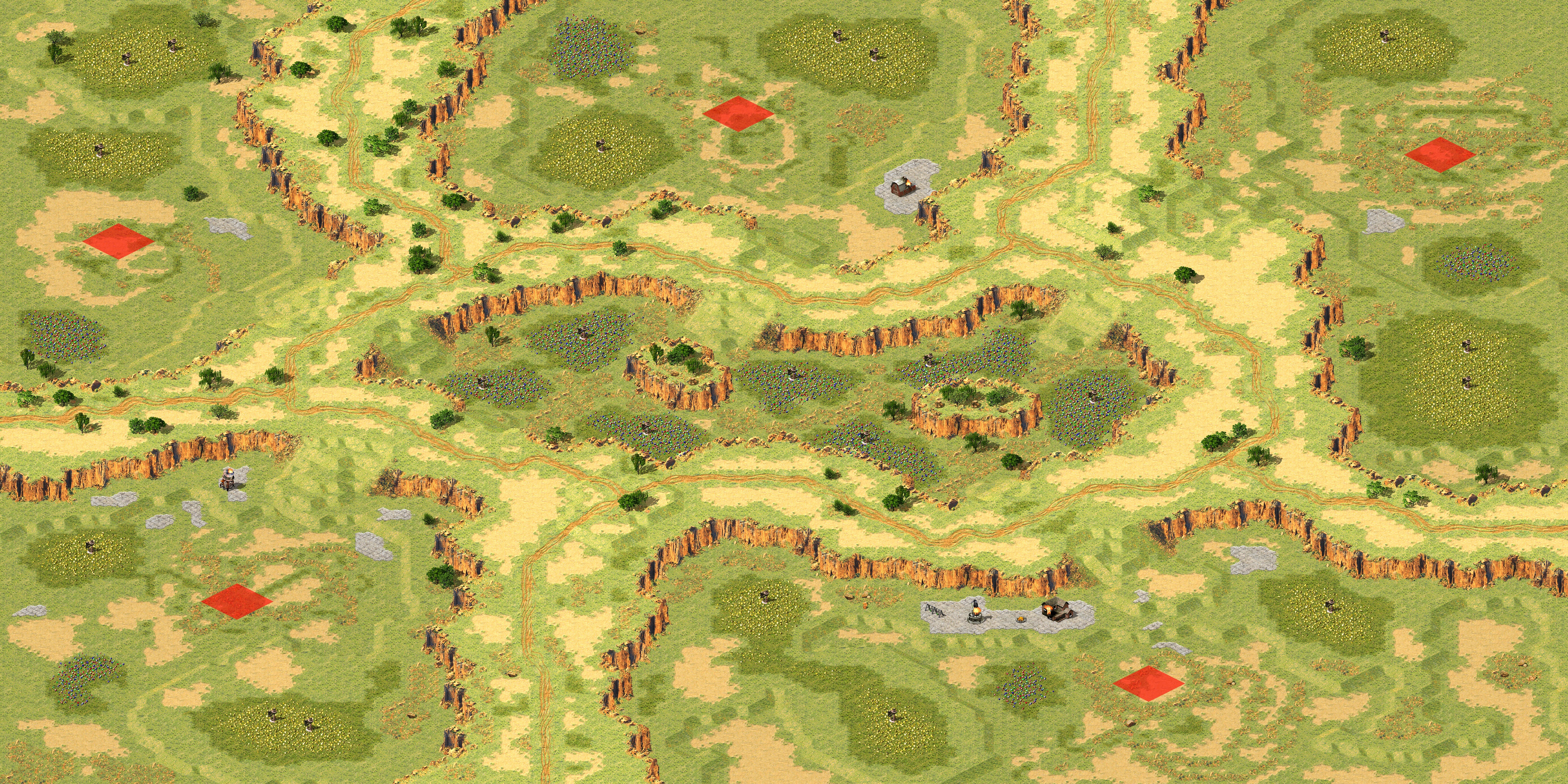 Rendered map: Tiberium Gardens