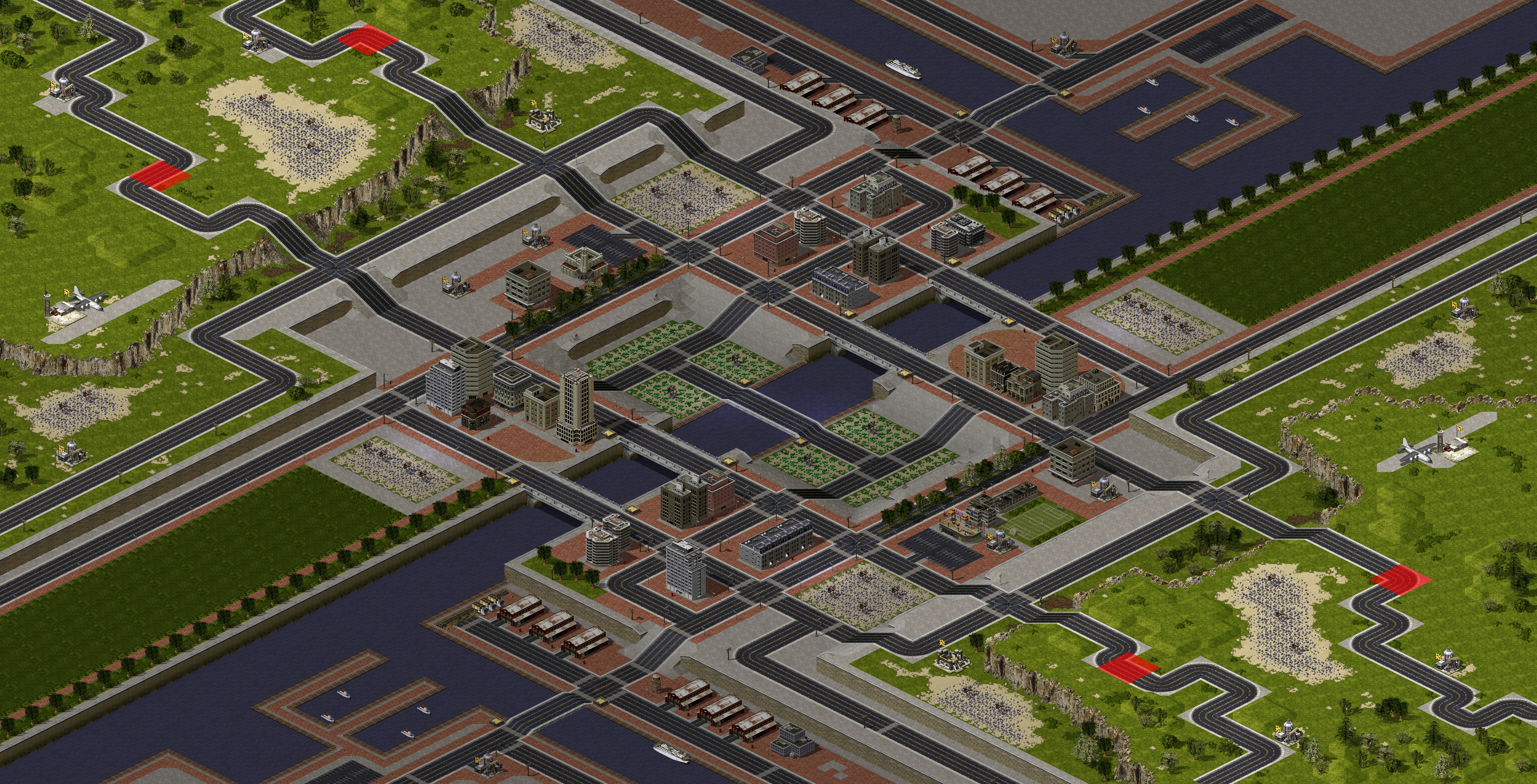 Rendered map: New Urban Valley