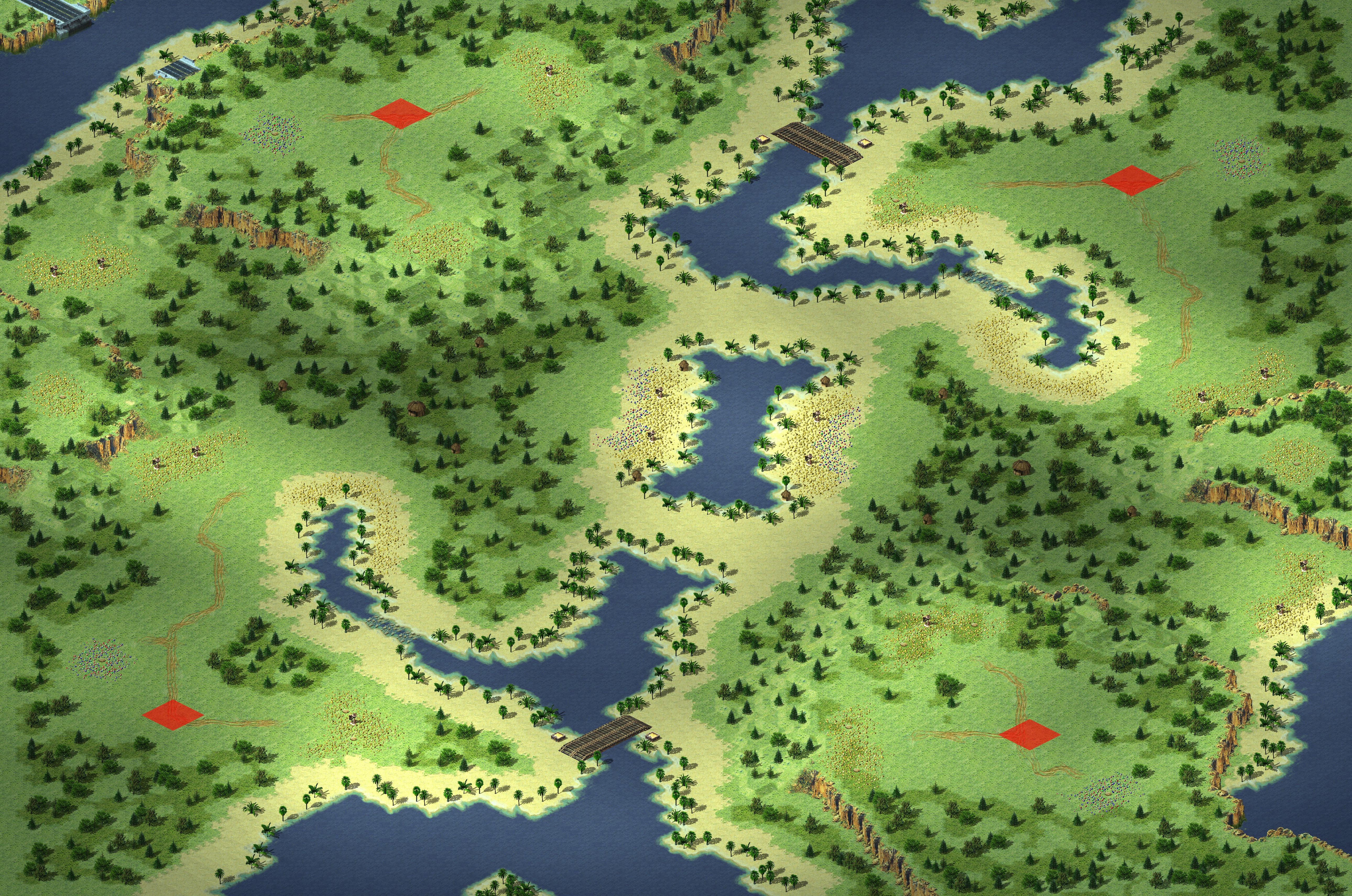 Rendered map: Copacabana