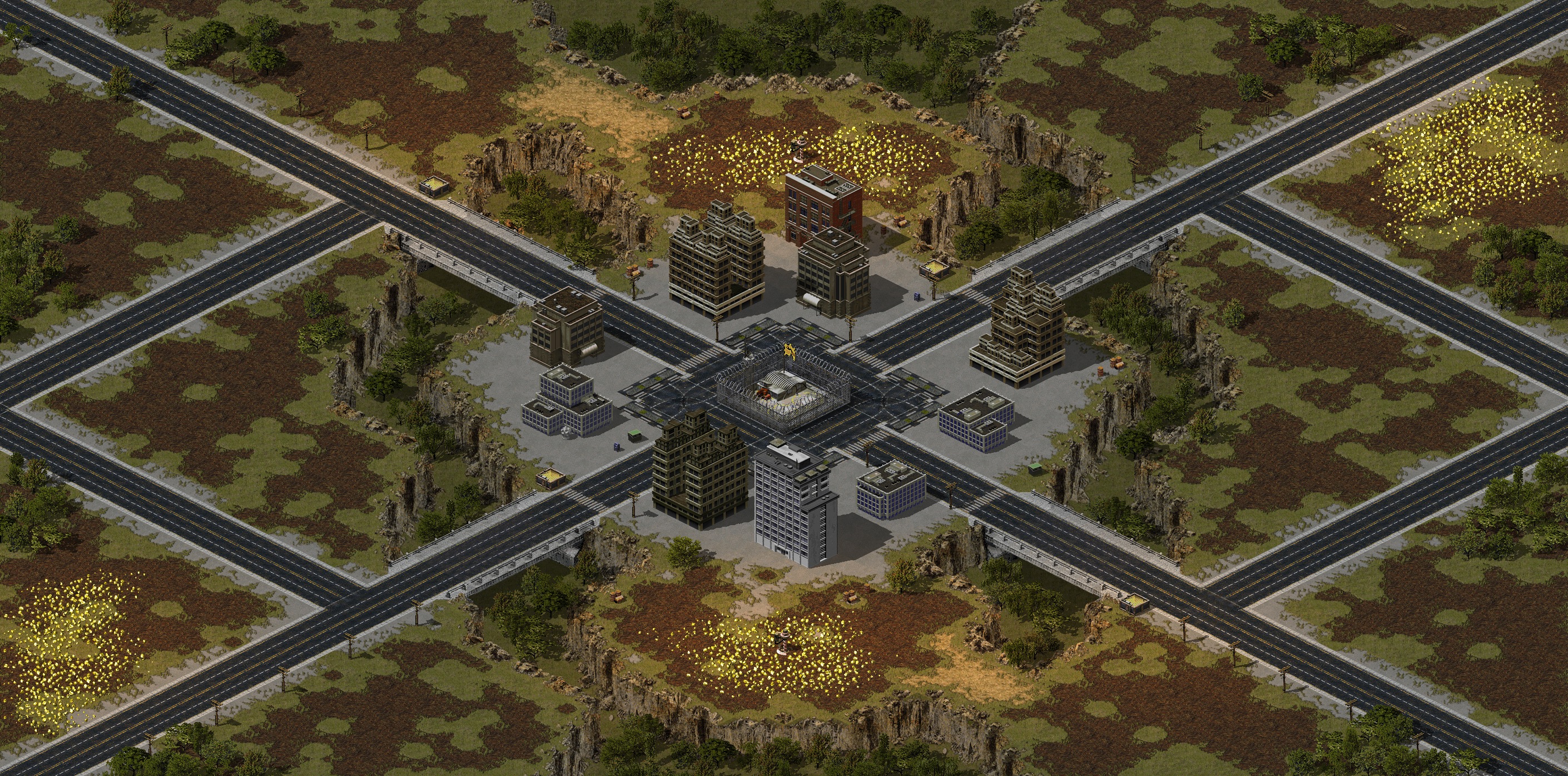 Rendered map: urbrush