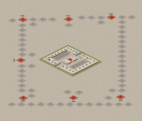 Rendered preview of Lone Fortress Siege