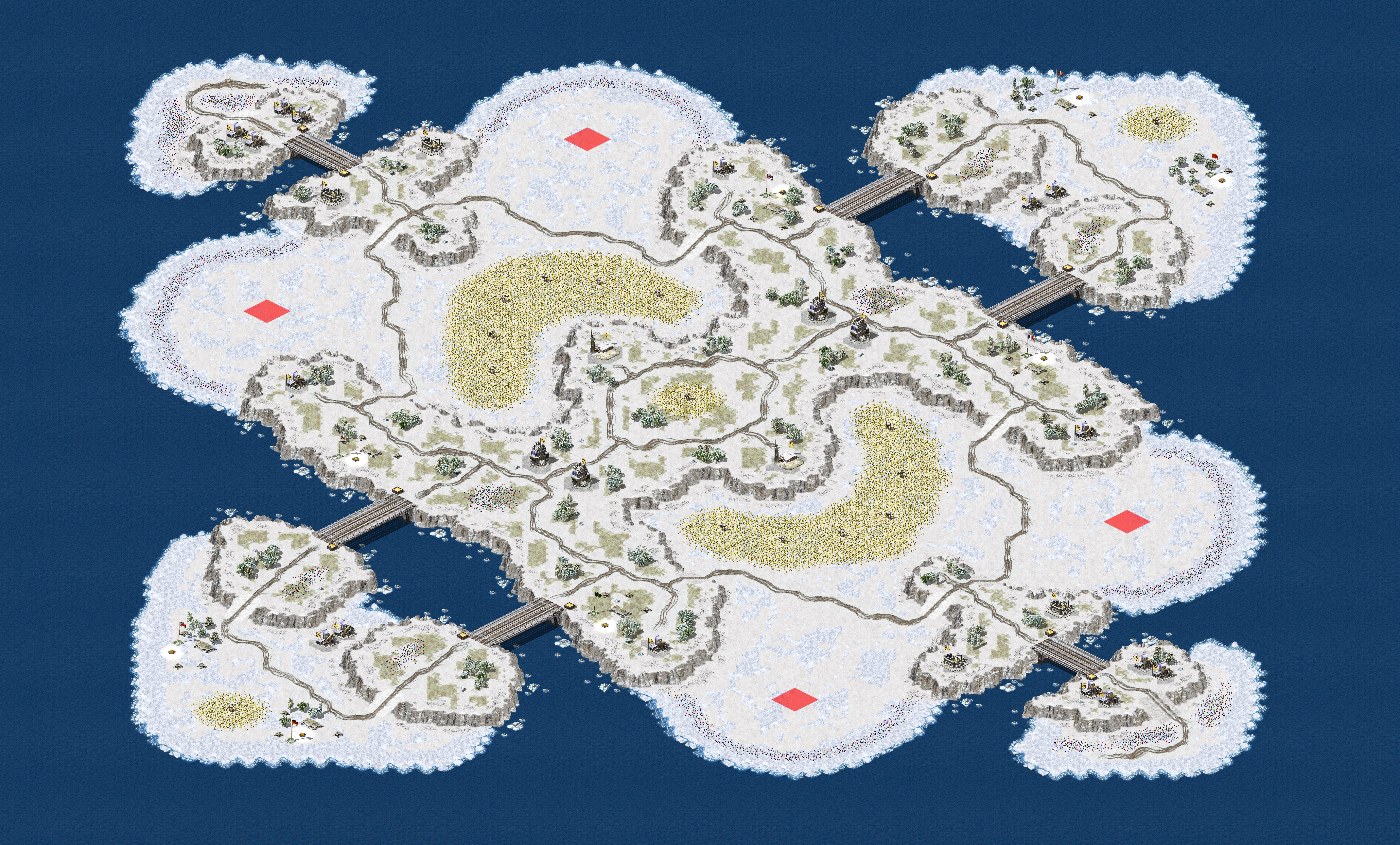 Rendered map: Polar Oblong (2-4)