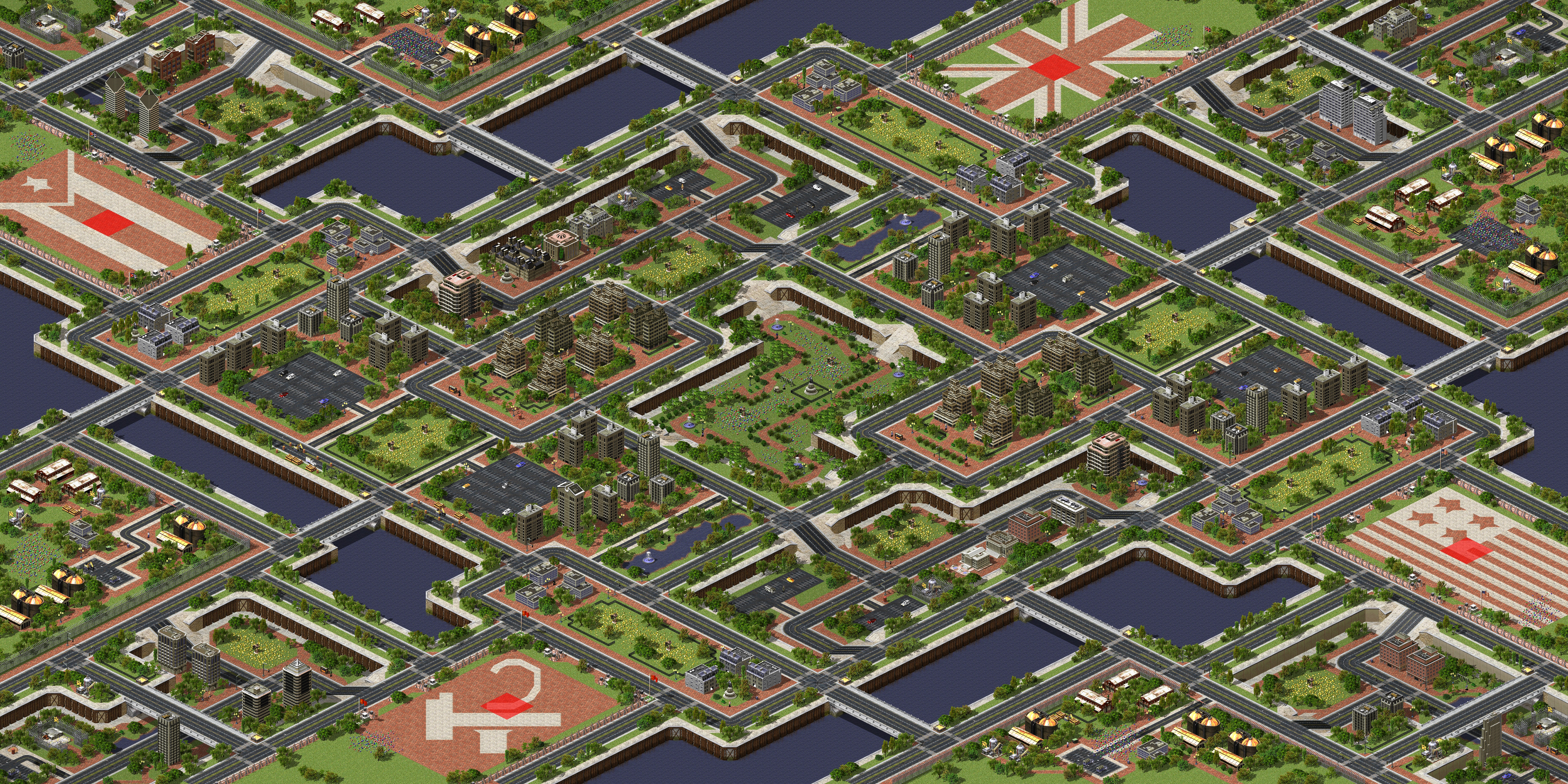 Rendered map: Flag Patch of Land