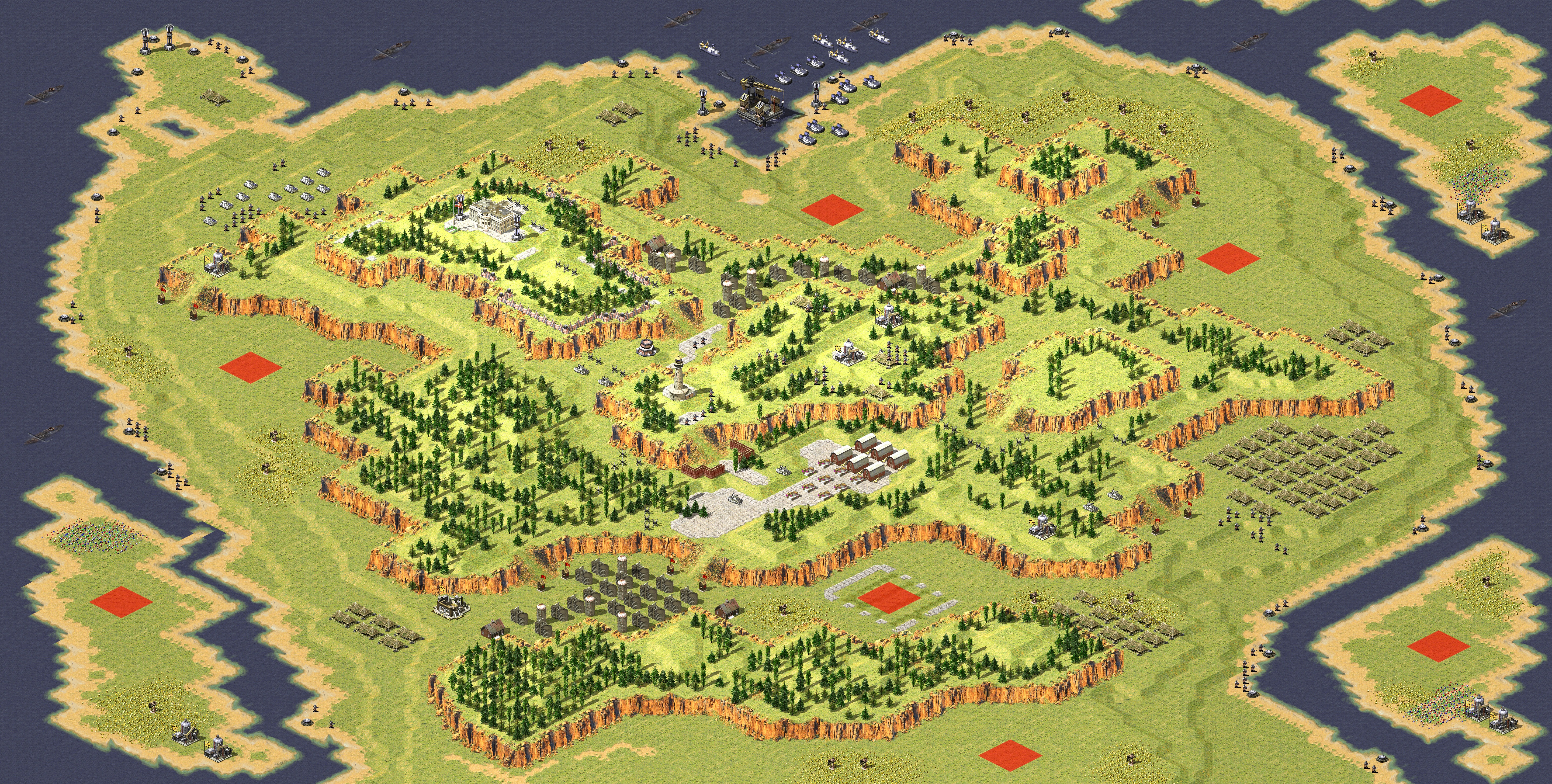 Rendered map: Liangshan