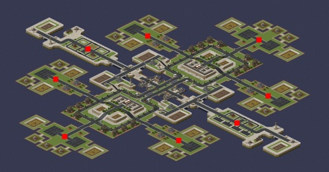 Rendered preview of 8 Player Broken Bridge Pig Bay