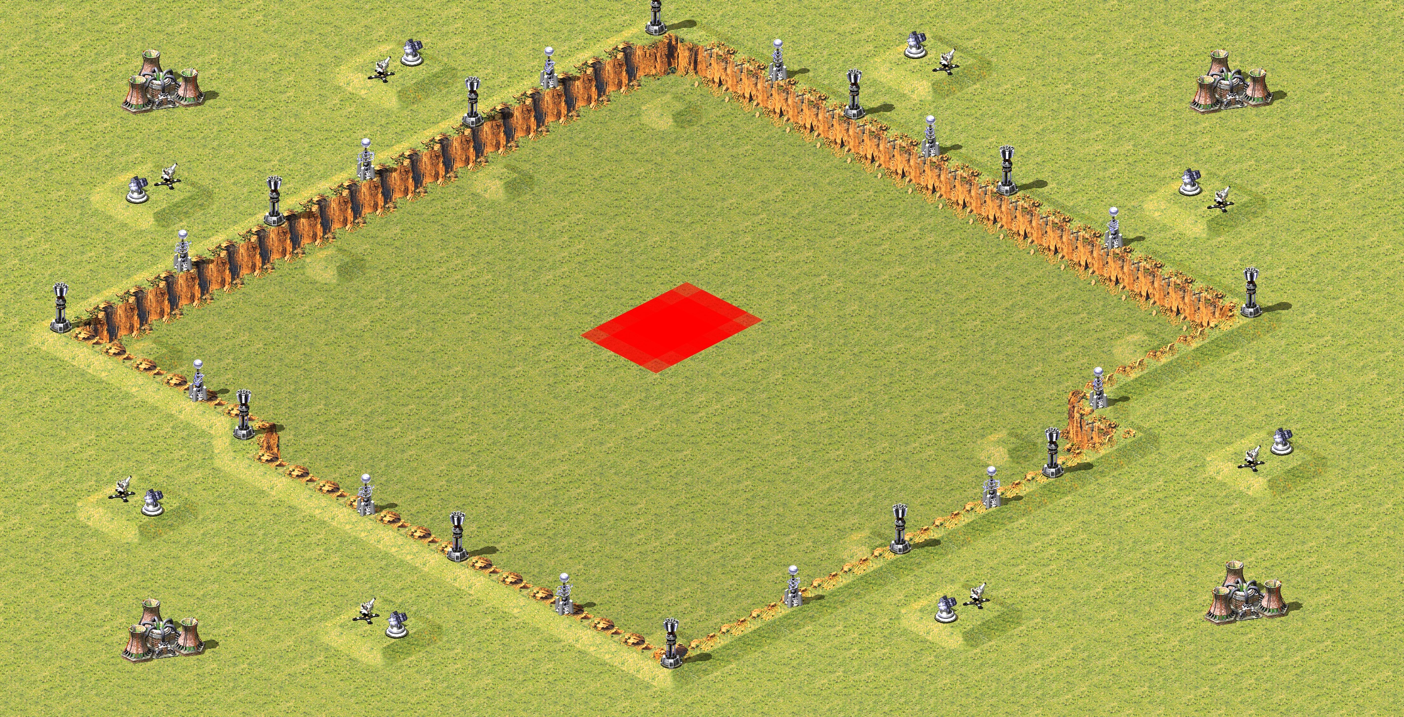 Rendered map: Dense Barriers (2)