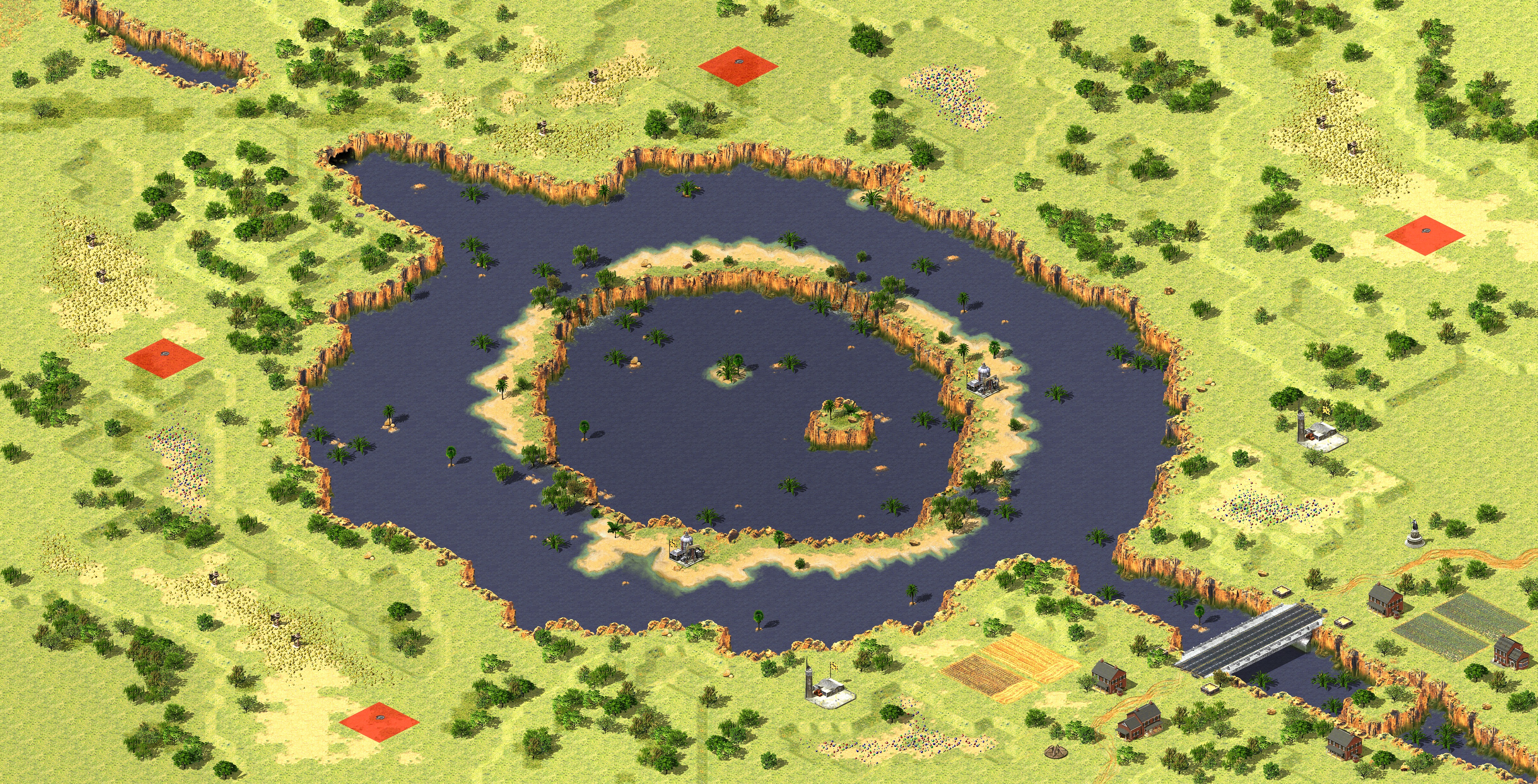 Rendered map: Water Holes - Remastered