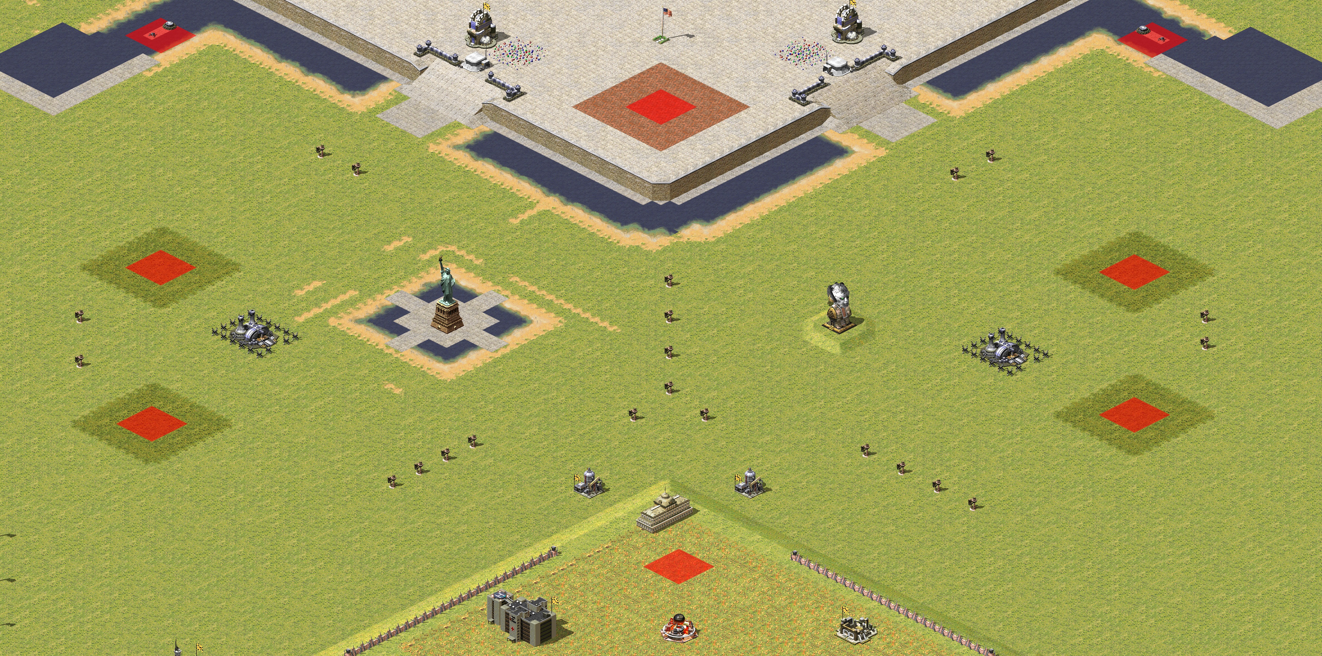 Rendered map: Peasant Lord Atheist and God (3v3v1v1)
