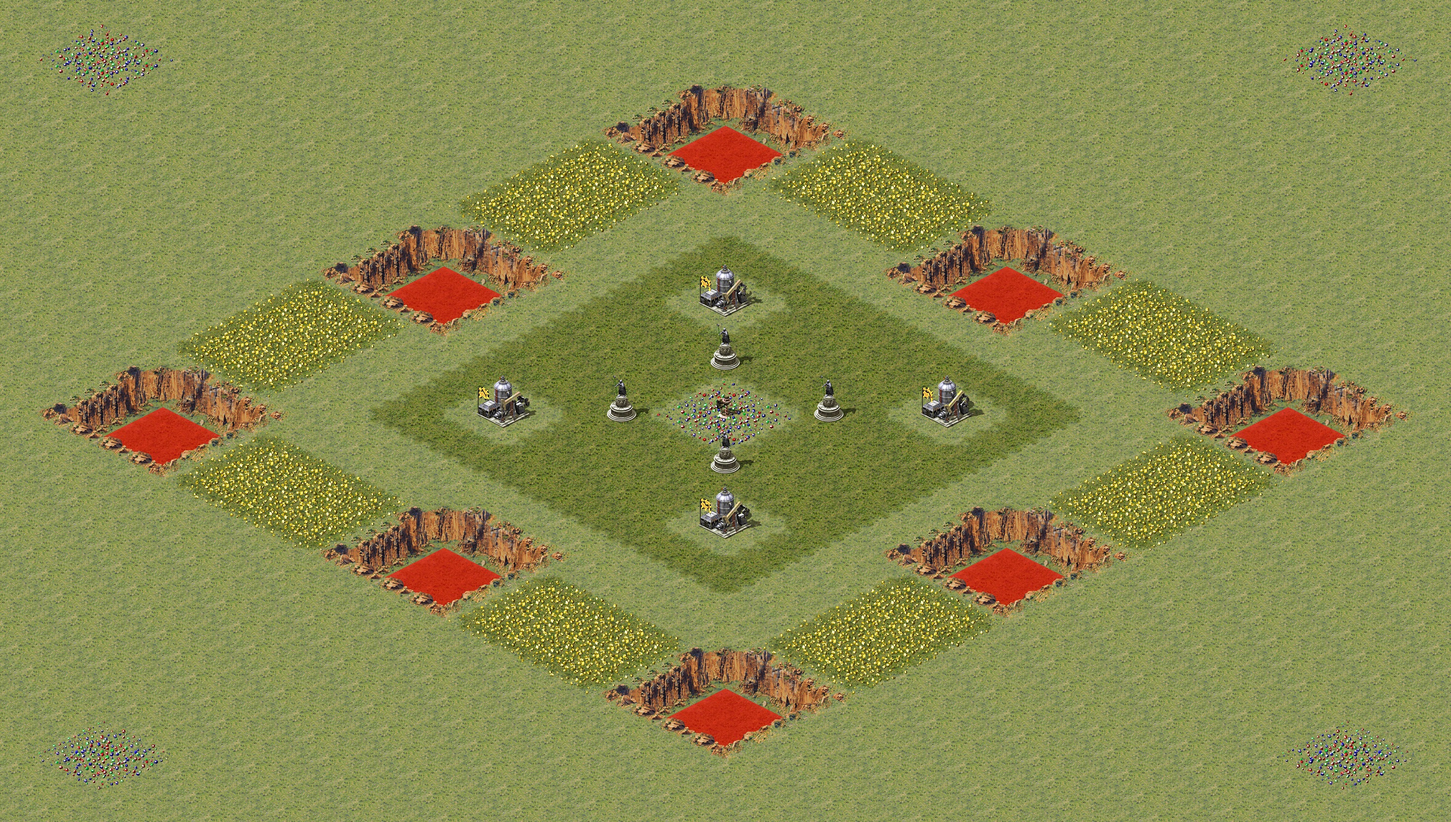 Rendered map: One Pit Per Player