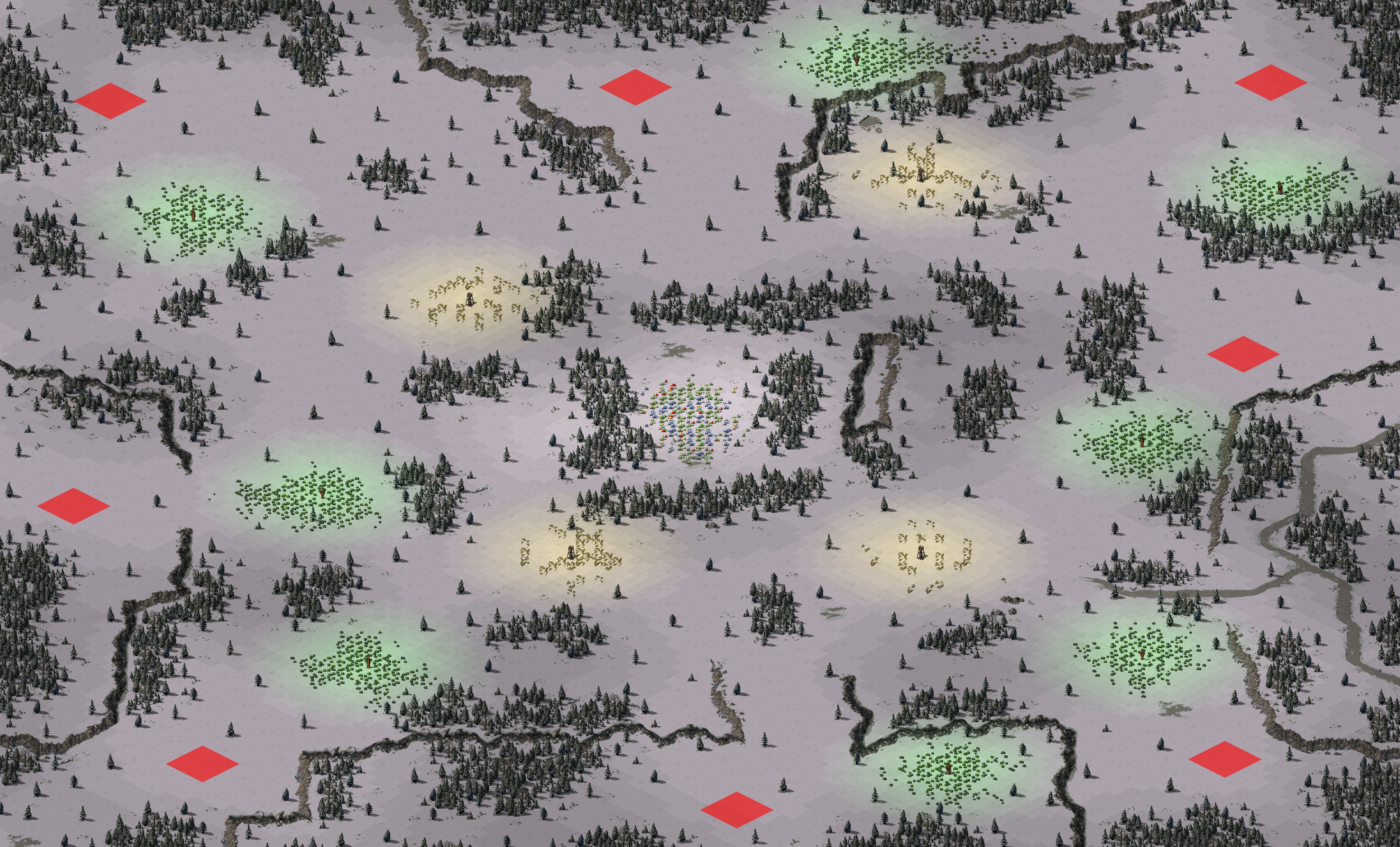 Rendered map: White Acres
